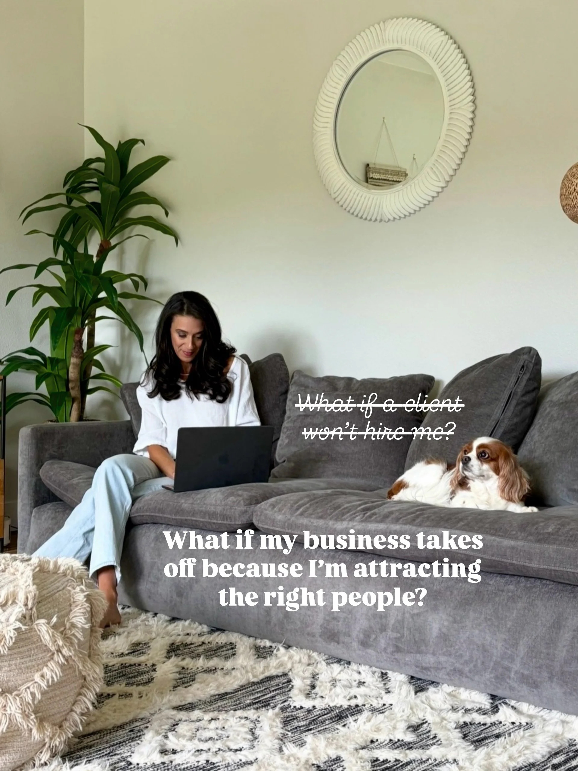 We all know what a good what-if spiral feels like, but do you ever take the time to reframe it? 

Same question, different ending.

What have you been spiraling about lately? Let&rsquo;s fix that. 

Comment SUBSTACK for the link to my latest article 