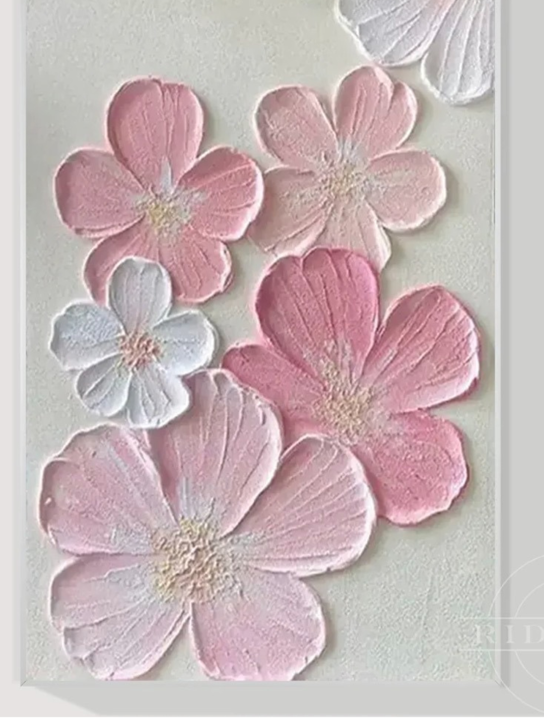 Flower acrylic painting