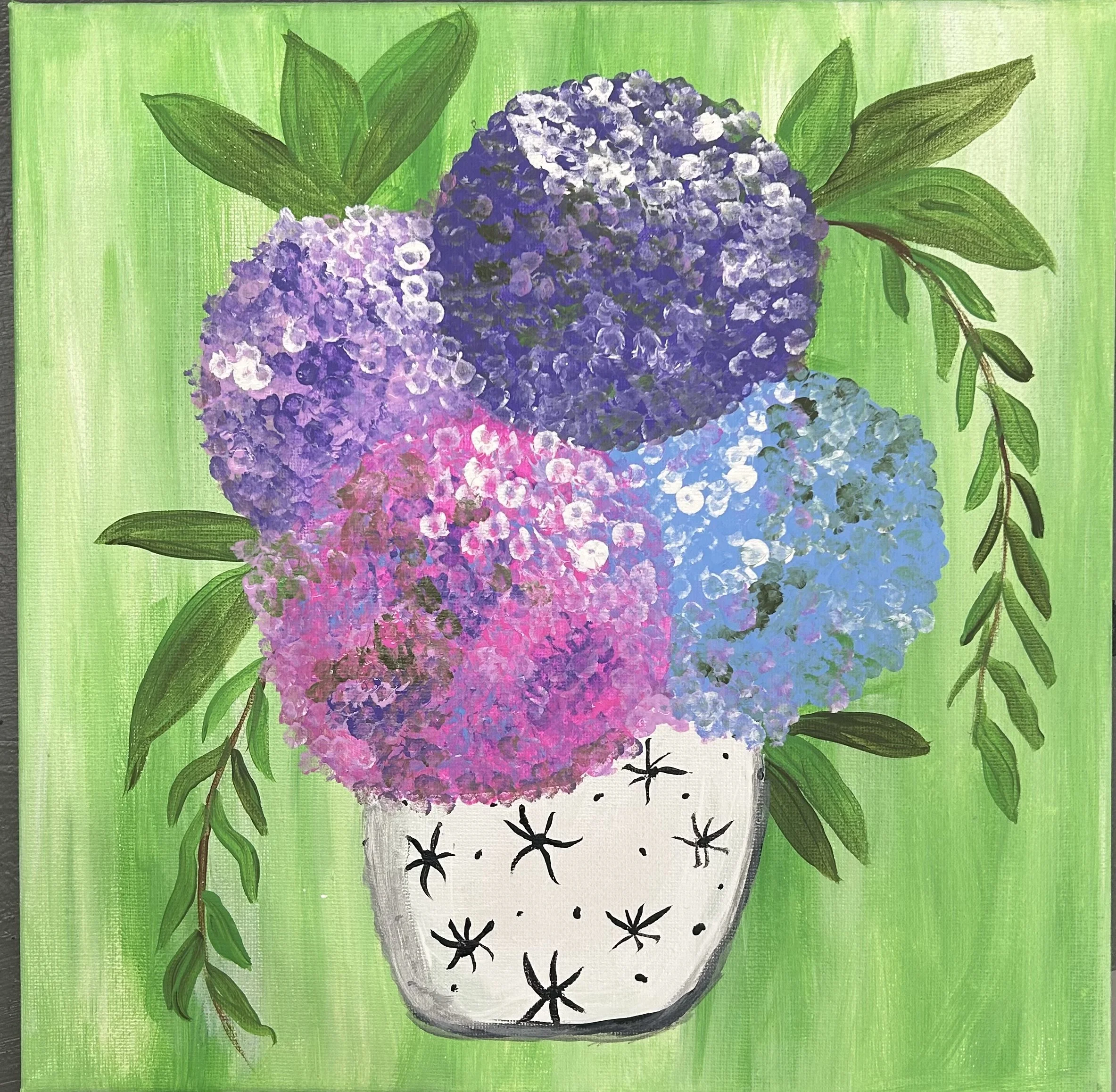 Hydrangea in Vase