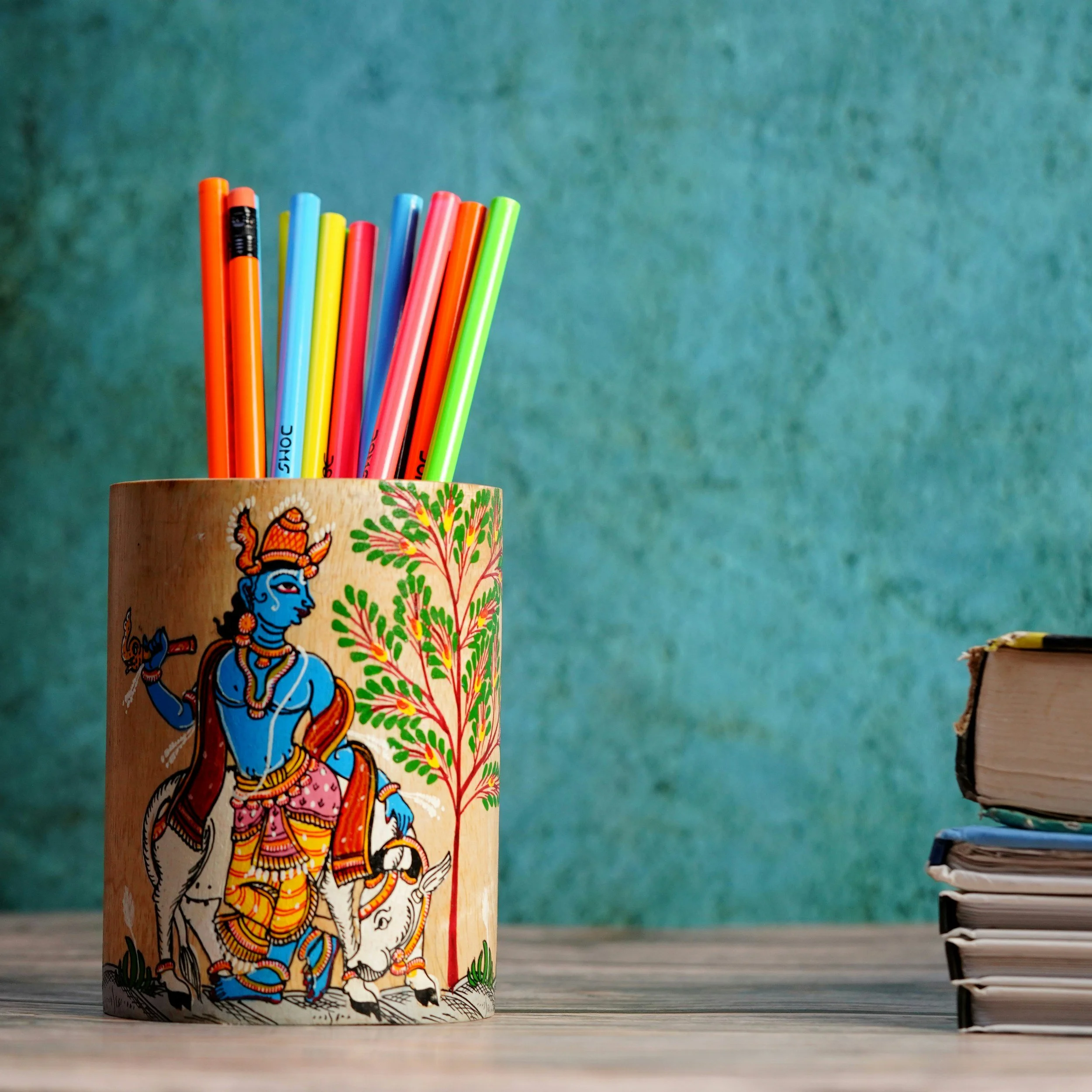 Toddler - Hand Painted Pen Holder
