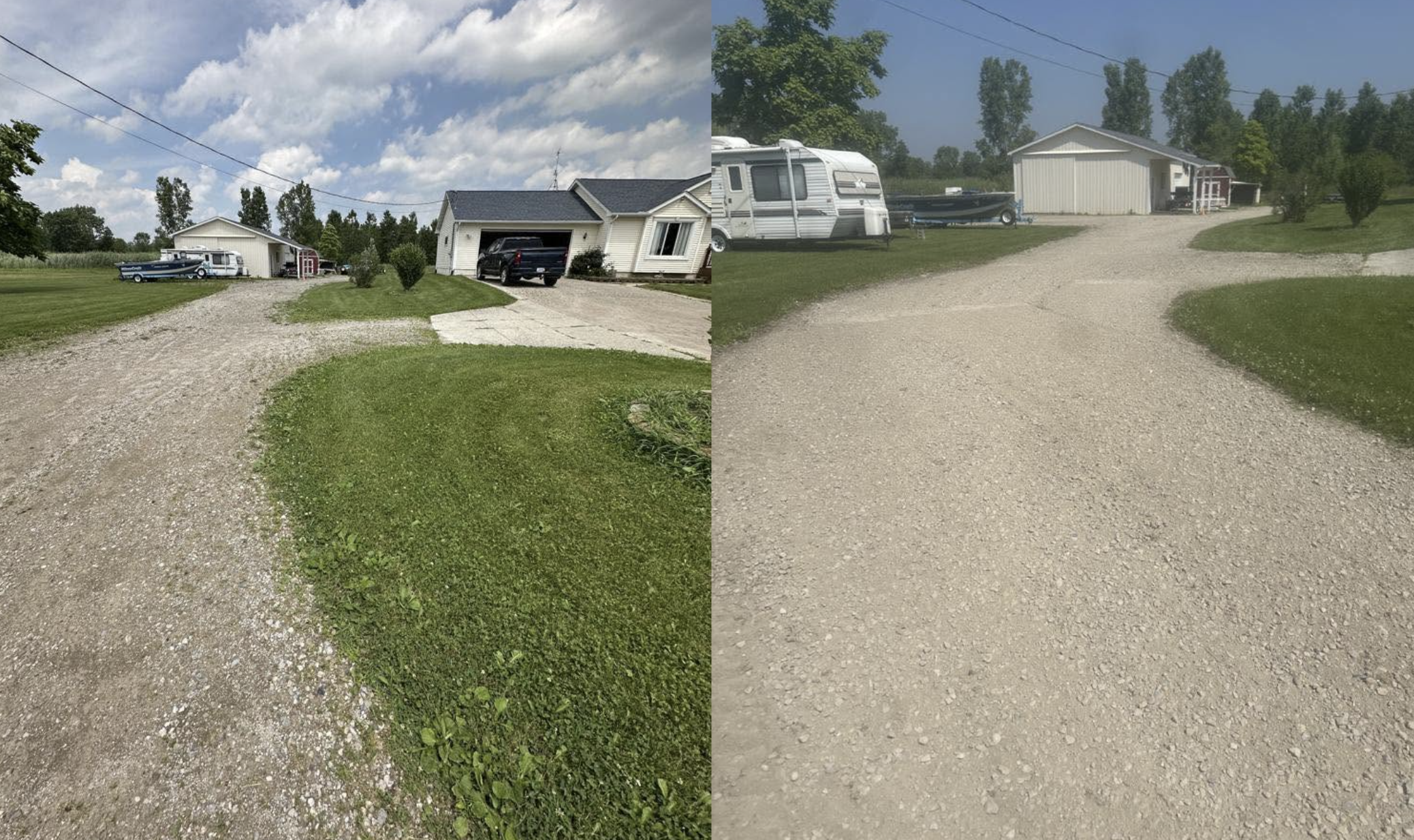 Brush hogging and forestry mulching project completed in Romeo, MI, clearing overgrown vegetation and restoring usable land.
