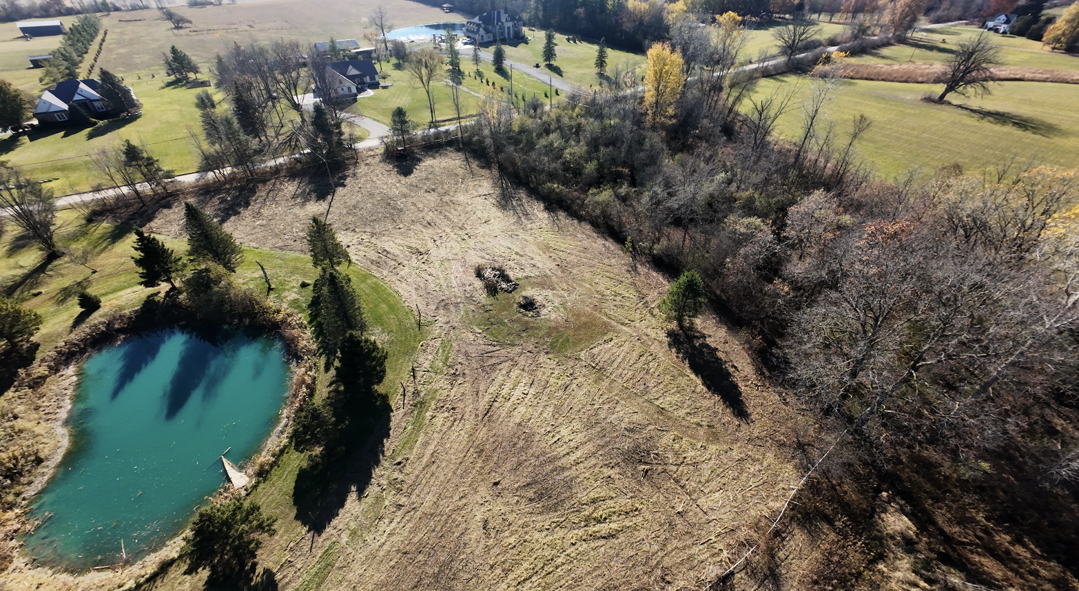 Residential excavation services completed in Port Huron, Michigan.