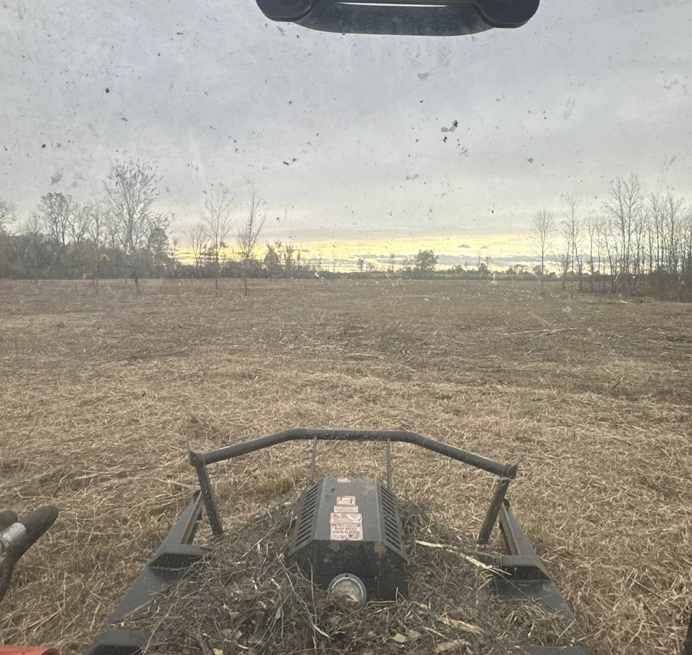 Professional site preparation completed in Rochester Hills, MI, preparing land for new home construction.