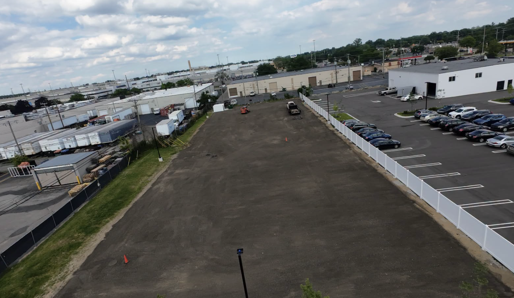 Site preparation and grading project completed in Imlay City, MI, creating a solid foundation for construction.