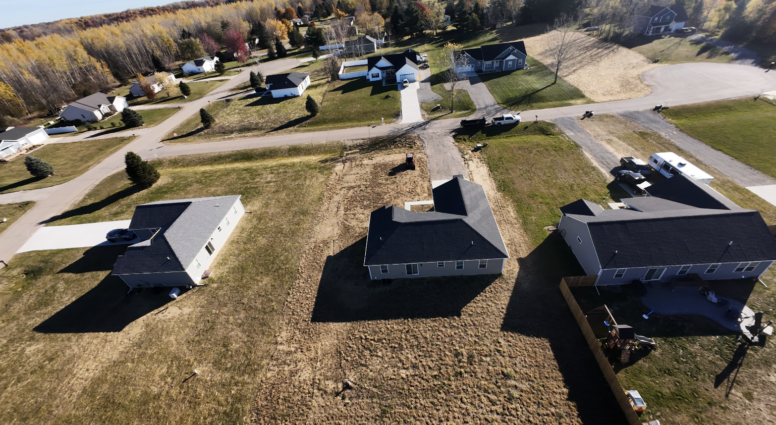 Professional grading and land leveling services in Marysville, Michigan.