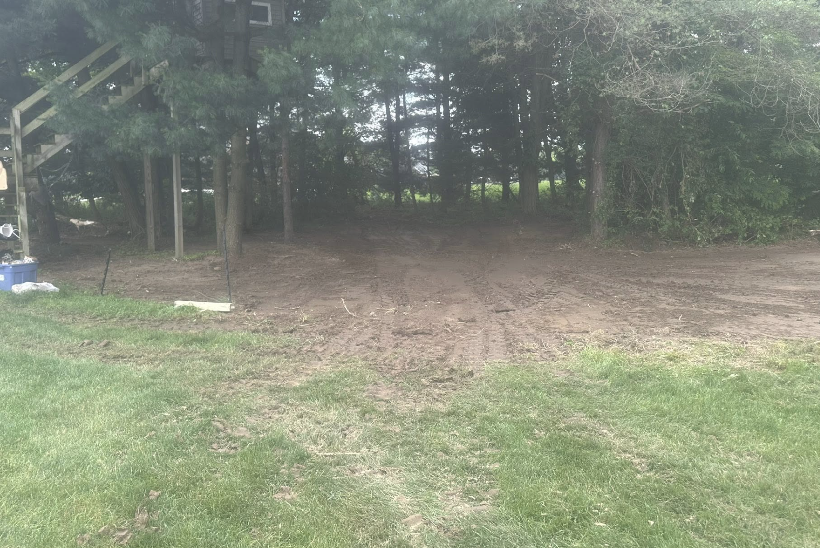 Residential drainage solutions completed in Marysville, MI, helping redirect water and protect the property from erosion.