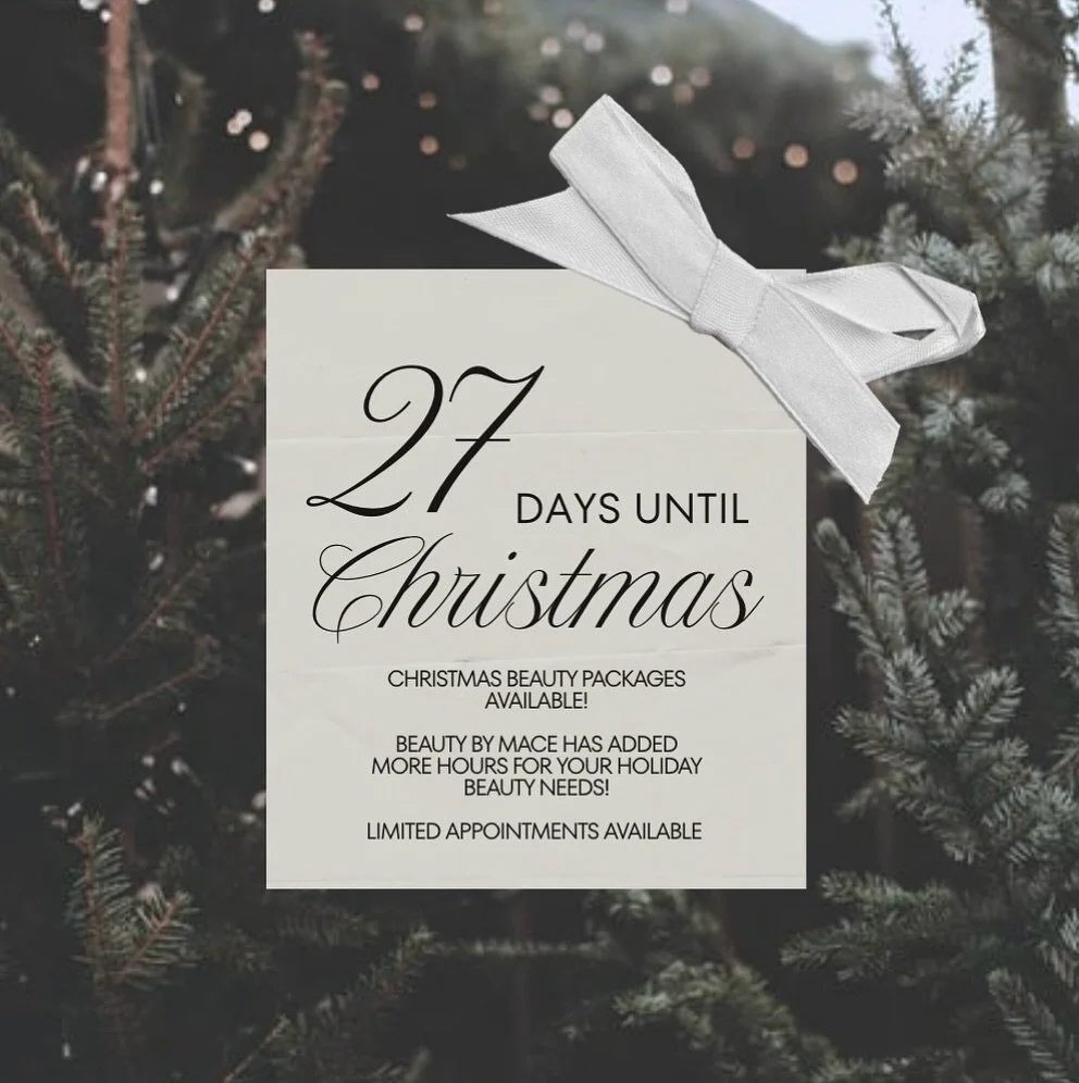 ✨Christmas appointments update! ✨

Christmas is almost here, and December is already super busy! I&rsquo;ve opened up extra appointment times and now will be taking bookings until 8:30pm every night the week before Xmas and week of Christmas. 

I&rsq
