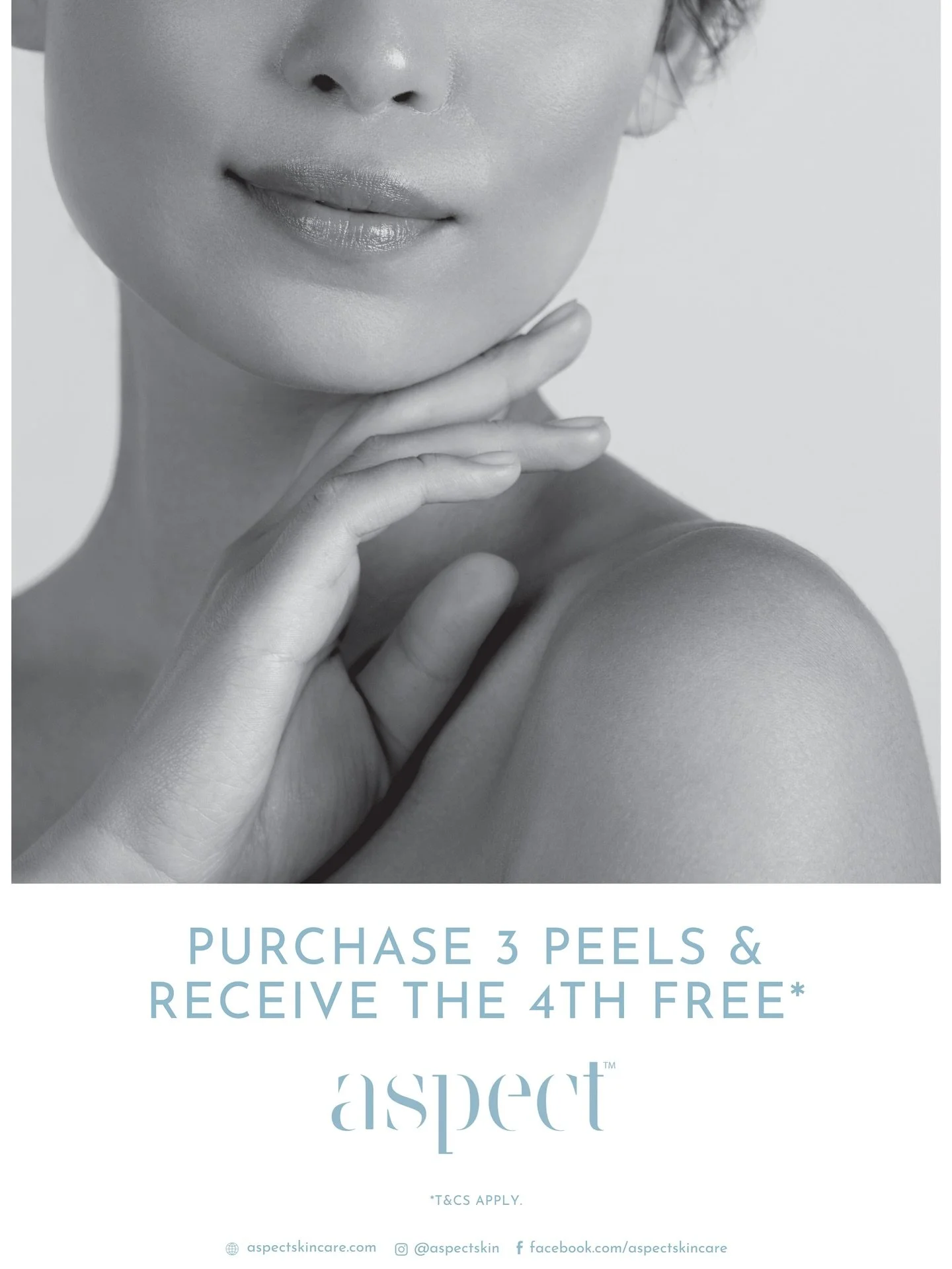 Aspect Professional Peels ✨

Discover the power of Aspect tailored peels, designed to deliver real results and transform your skin. With potent ingredients like lactic acid and natural botanical extracts, we'll work with you to address your specific 