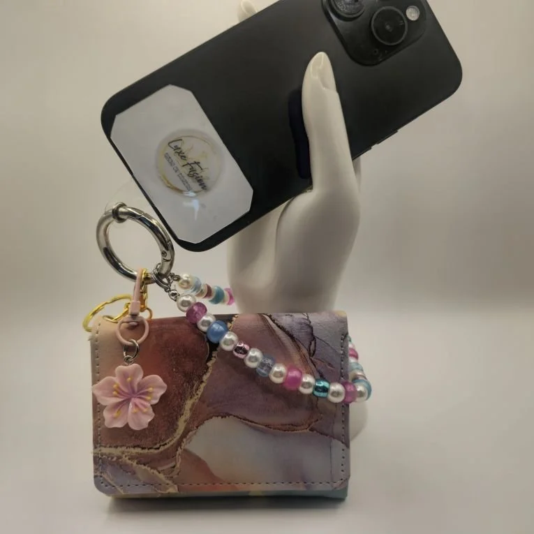 Pink & Blue Marbled Pride Flair-De-Luxe