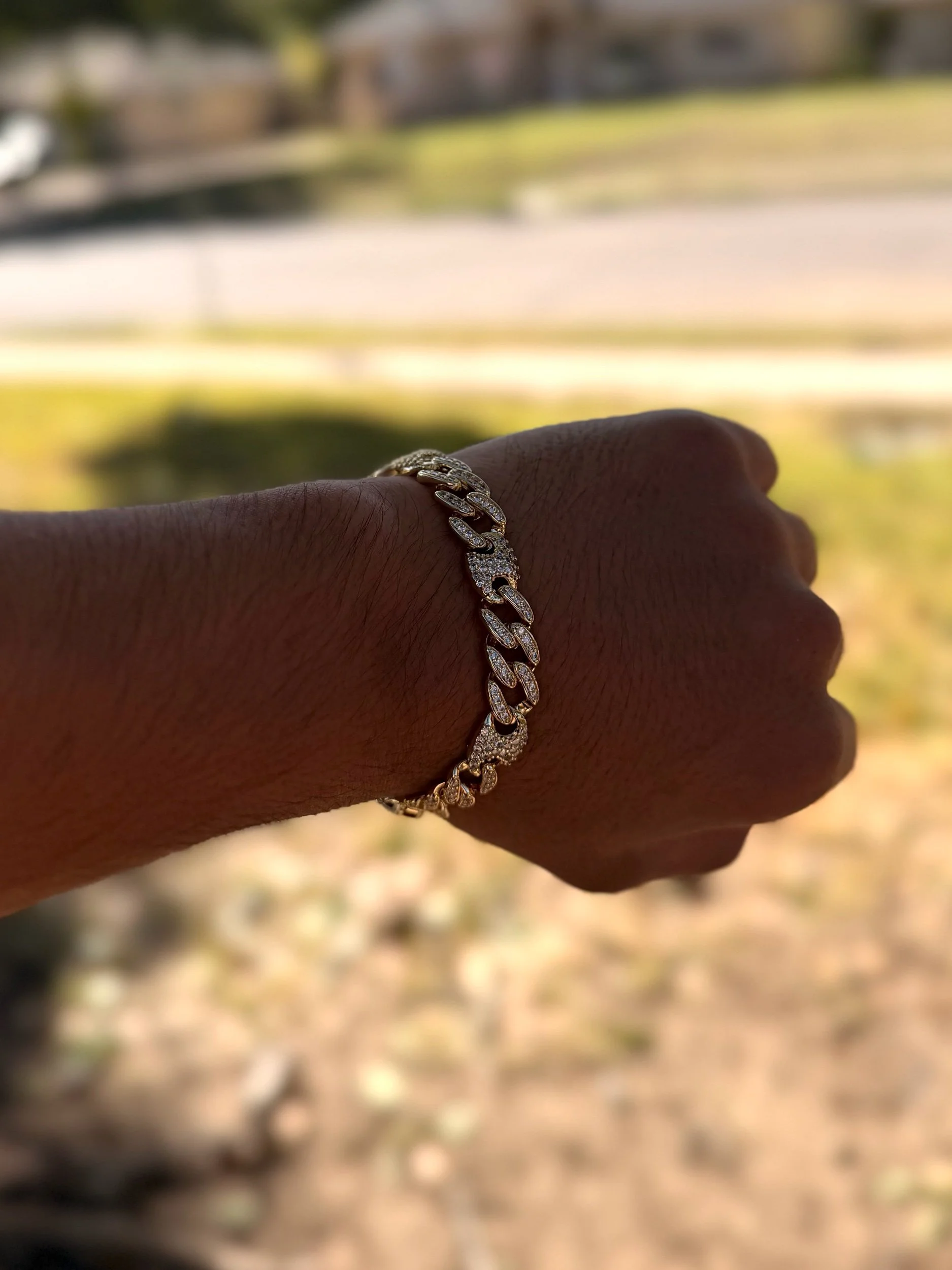 Iced out Cuban bracelet