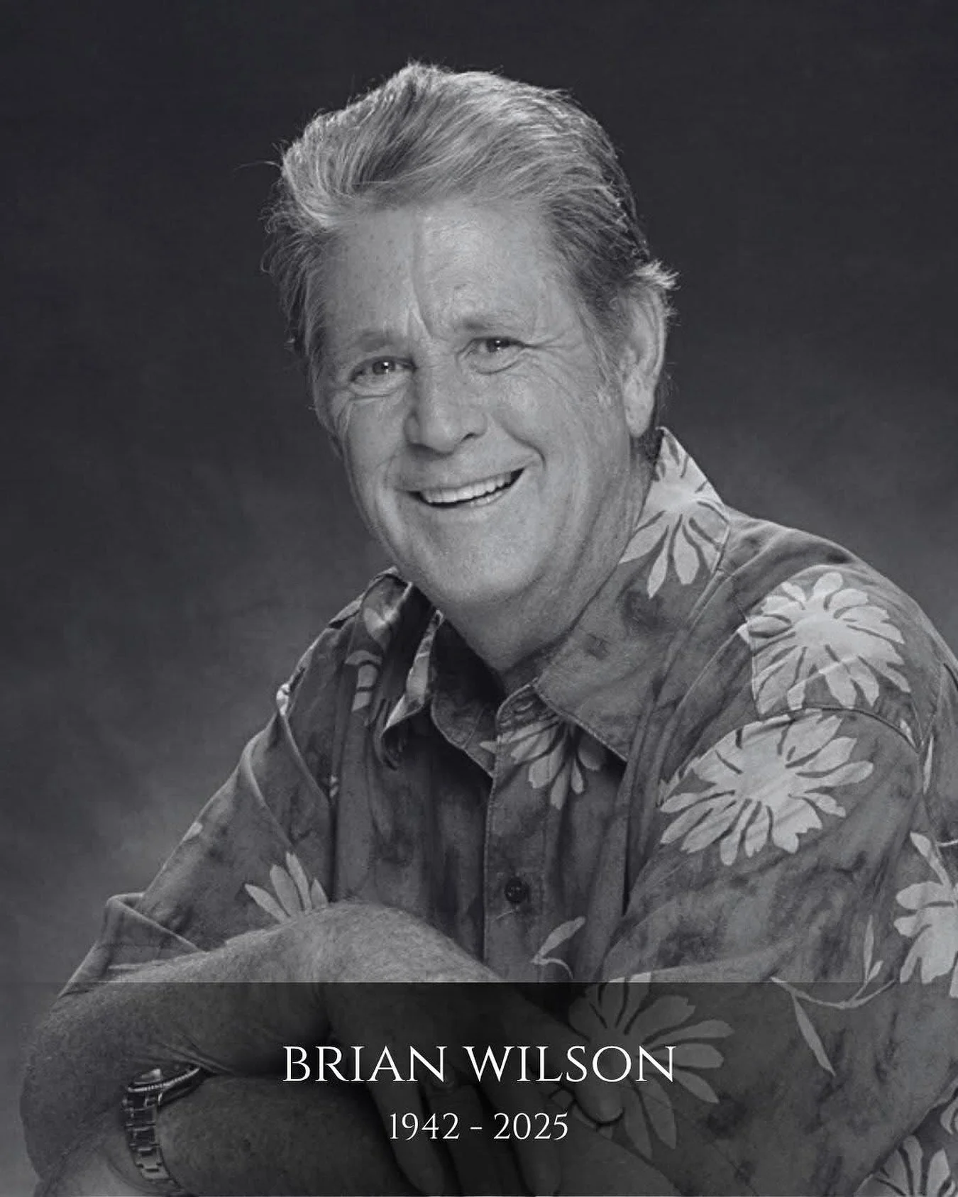 RIP to a legend. What a gift he was to us all. Thank you for the music Brian Wilson #ripbrianwilson