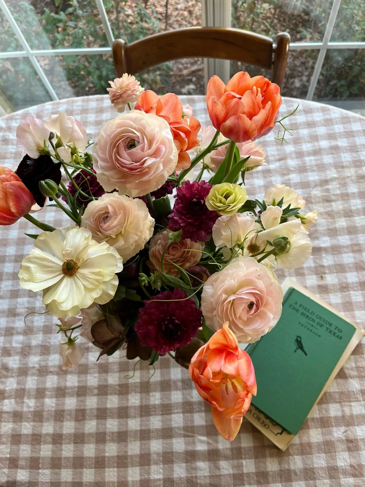 February on the flower farm🌷✂️💌✨💻🌱☕️💕💝