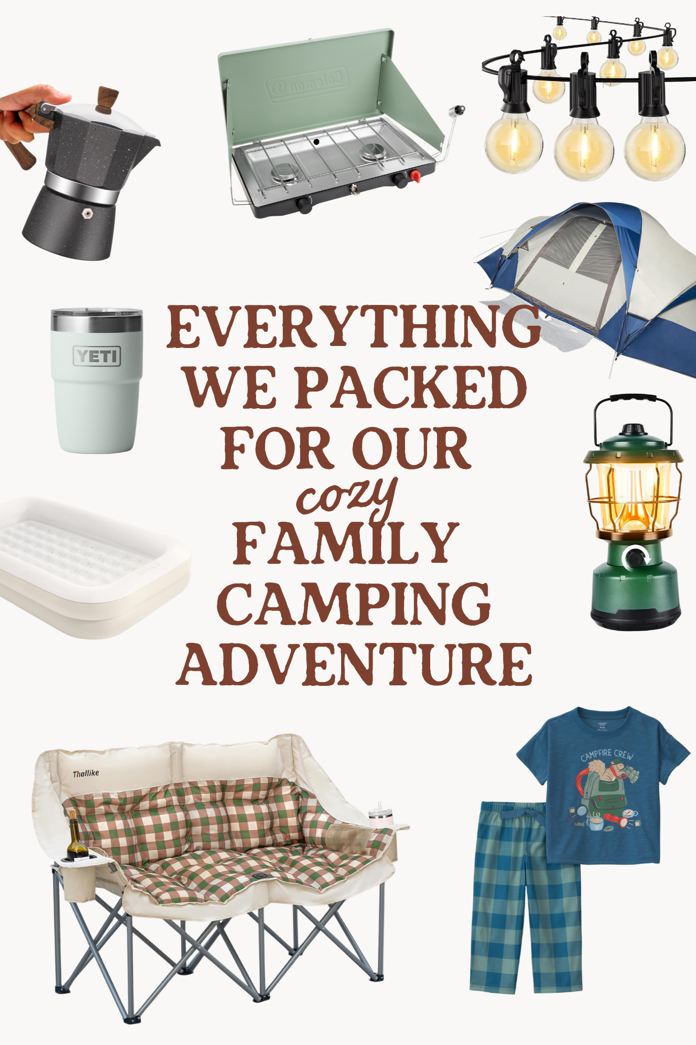A Cozy Family Camping Packing List