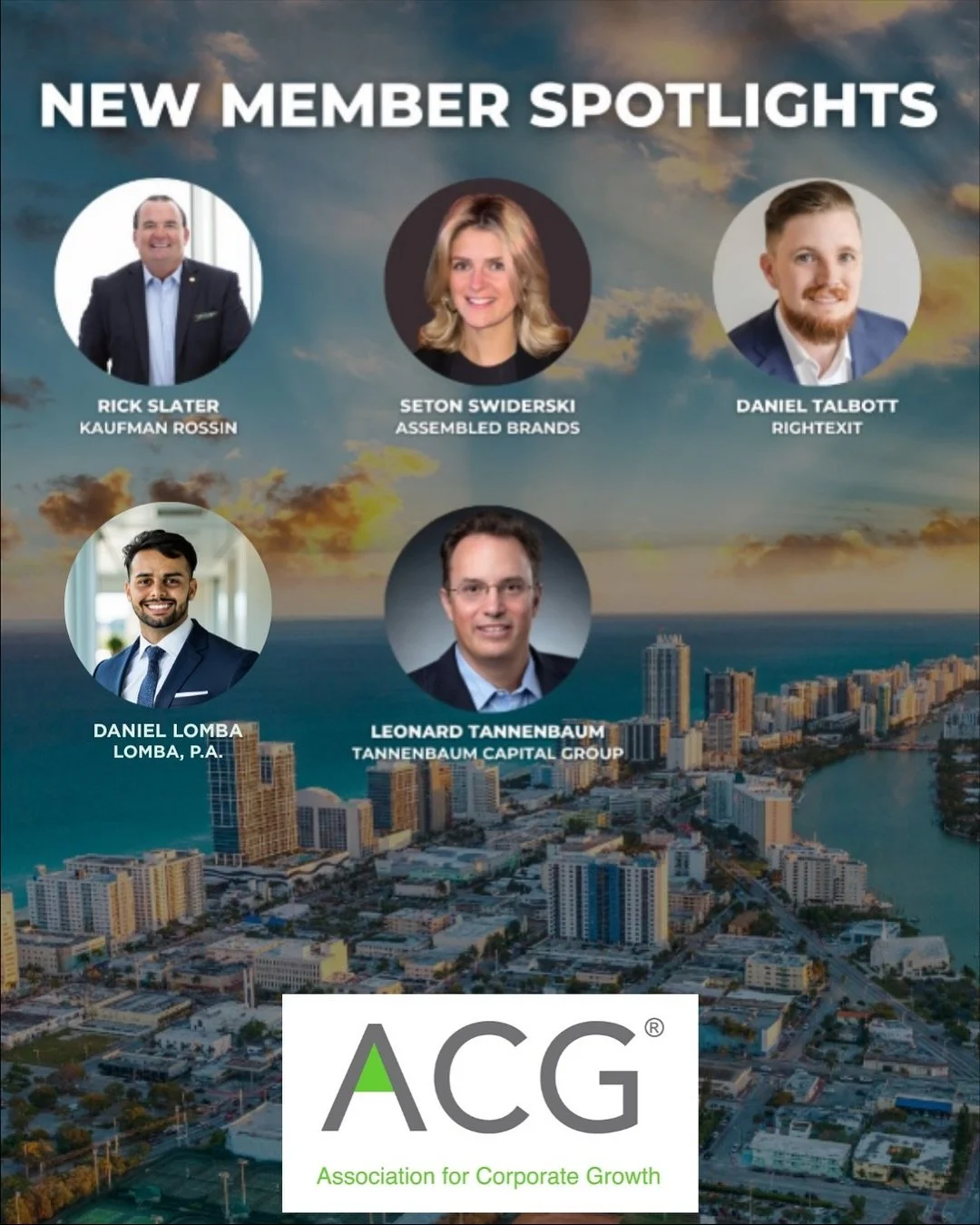 Big thank you to the @acgsouthflorida team for accepting me into their esteemed networking club. Always great individuals at each event.

Let&rsquo;s close some Deals!