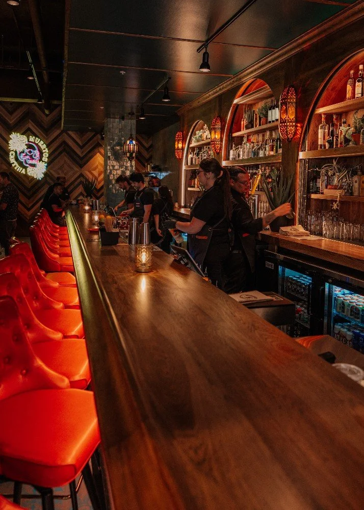 People said Sugar House doesn't need another restaurant.

Then they walked in here.

Muertos Cantina &mdash; enjoy our warm inviting space with enough room for large groups along with intimate booths, neon skulls on the walls, and complimentary chips