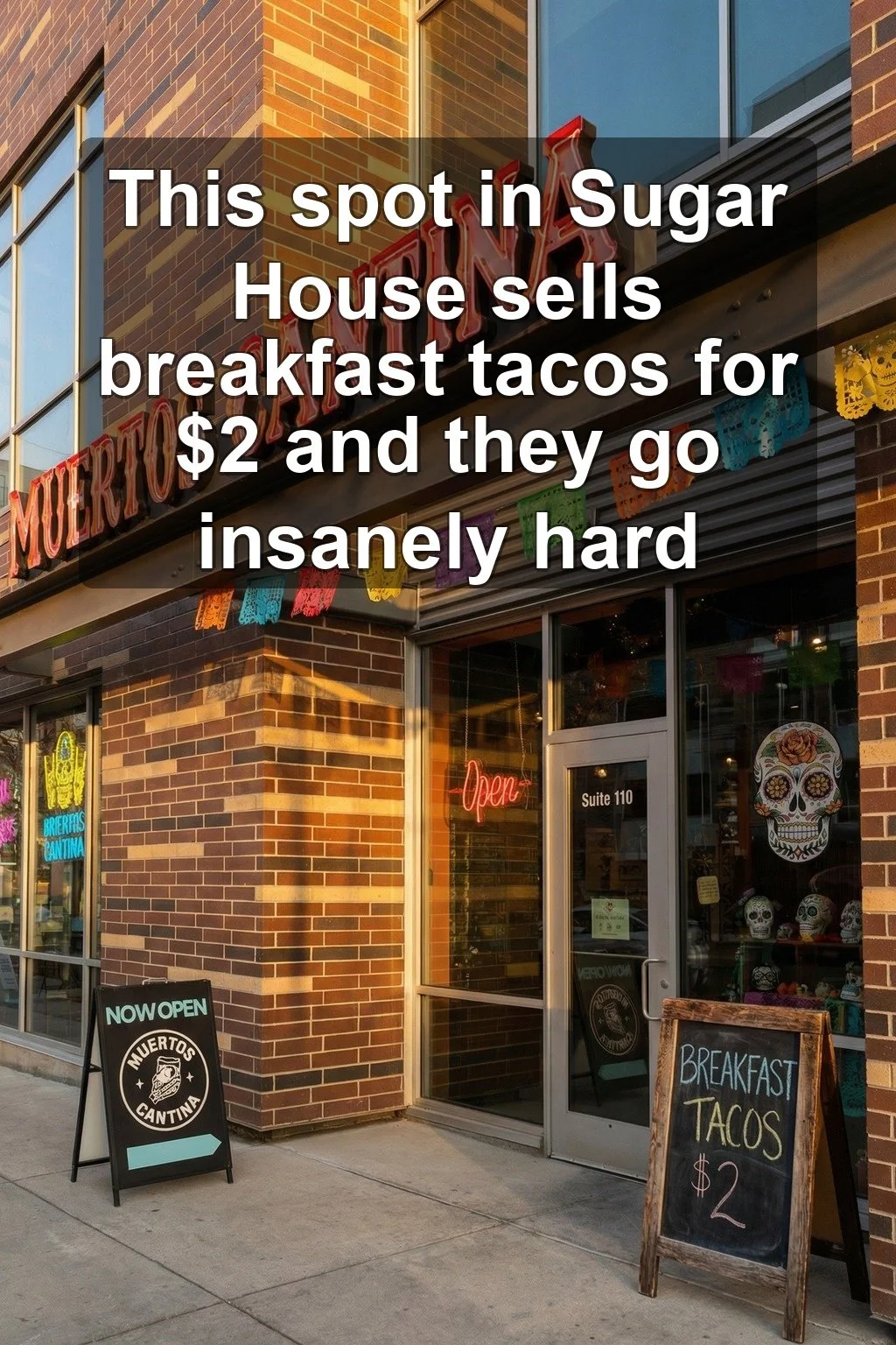 I walked past this spot in Sugar House for months before someone finally told me to go in. Breakfast tacos for $2. Not like sad gas station tacos either &mdash; real flour tortillas (corn available by request), carne asada, fresh eggs, handmade salsa