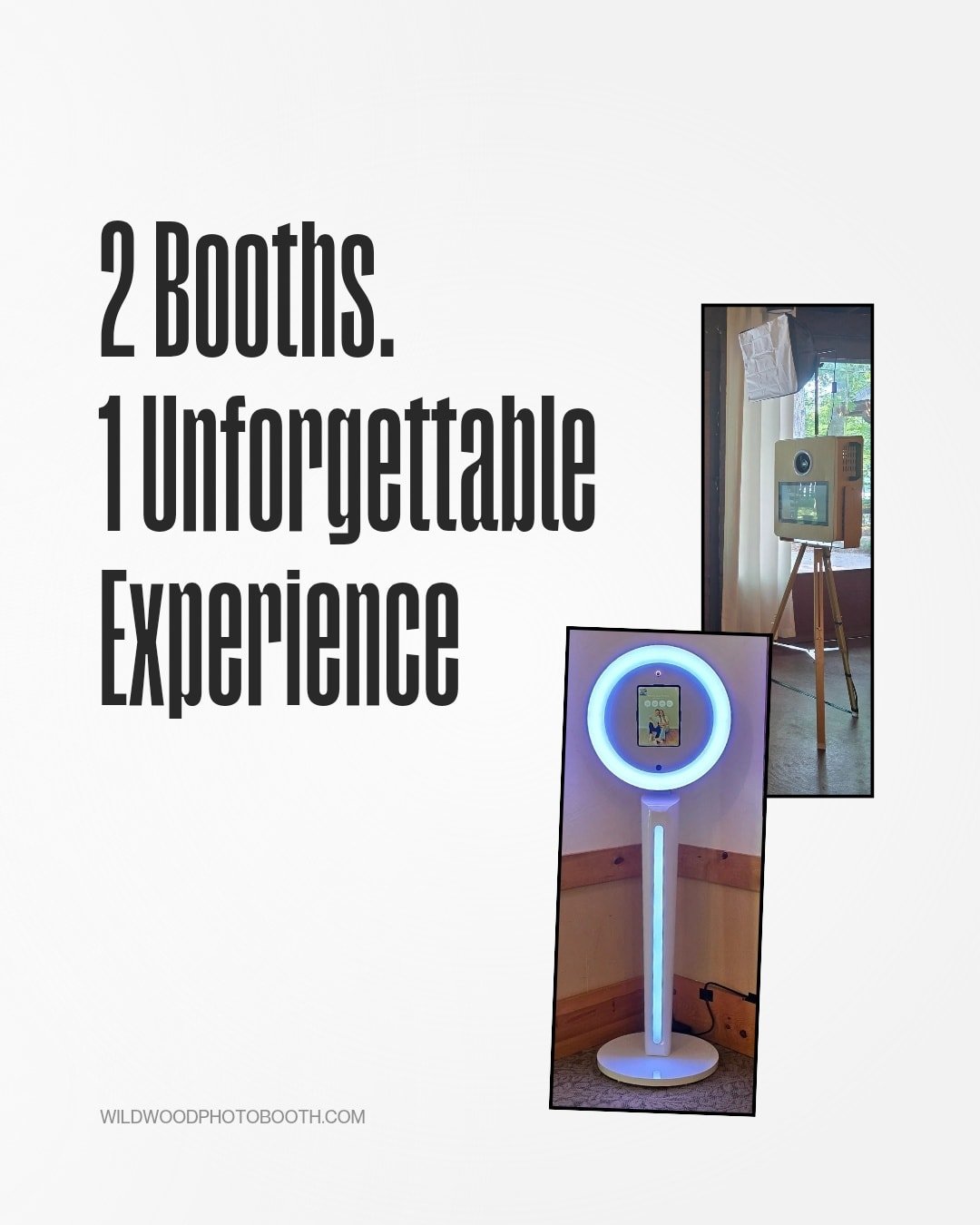 Whether you're all about that vintage glam or clean modern energy, we've got the booth that fits your vibe. 📸 

Which one are you booking for 2026?

#LuxuryPhotoBooth #WeddingUpgrade #MichiganWeddings