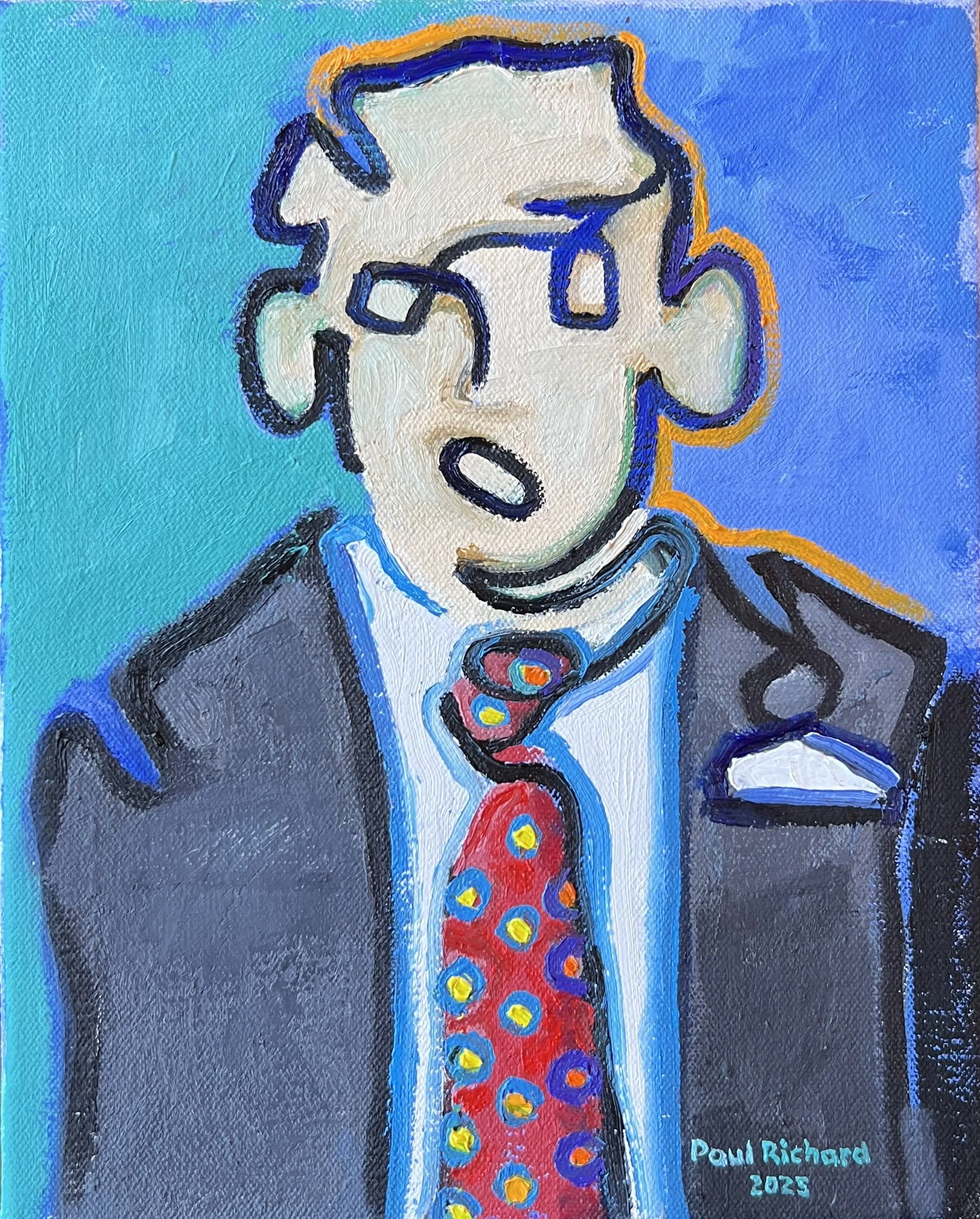 Paul Richard "Man With a Colorful Tie"