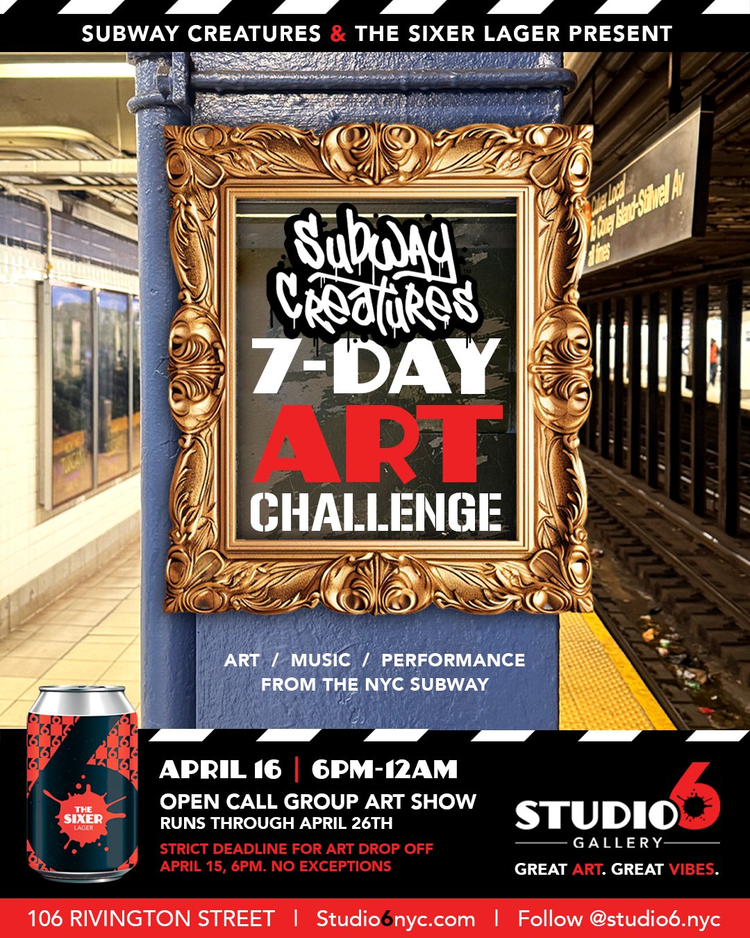 Subway Creatures Art Challenge 4/16/26