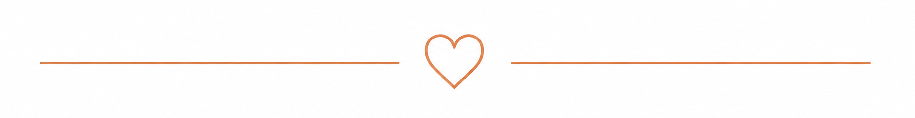A simple design with a heart in the center and two horizontal lines extending from each side of the heart.