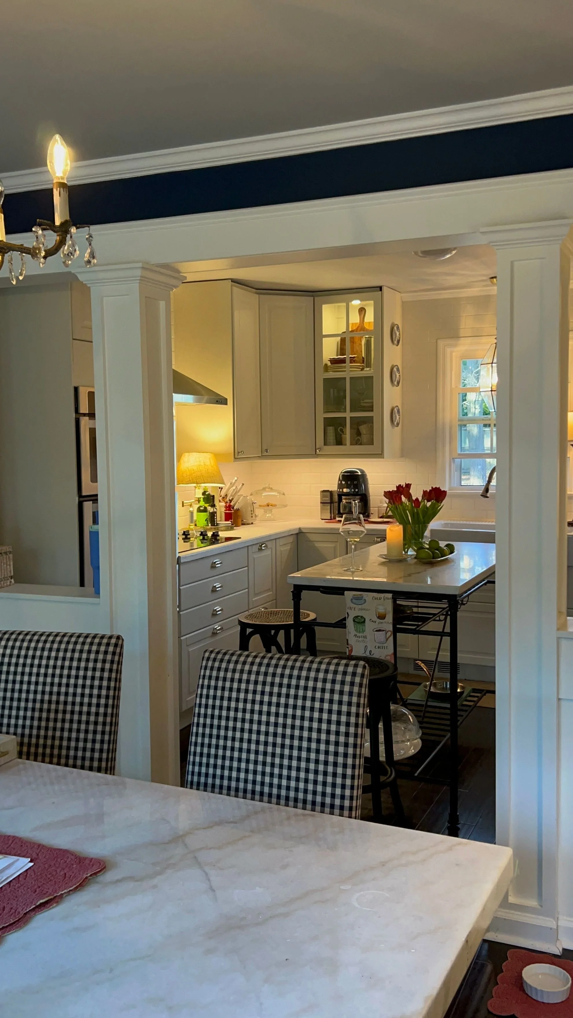 One of the most special parts of this home are all the beautiful molding. In our last home we were planning to do something very similar to these arches, so having them in this home feels like a dream come to life.