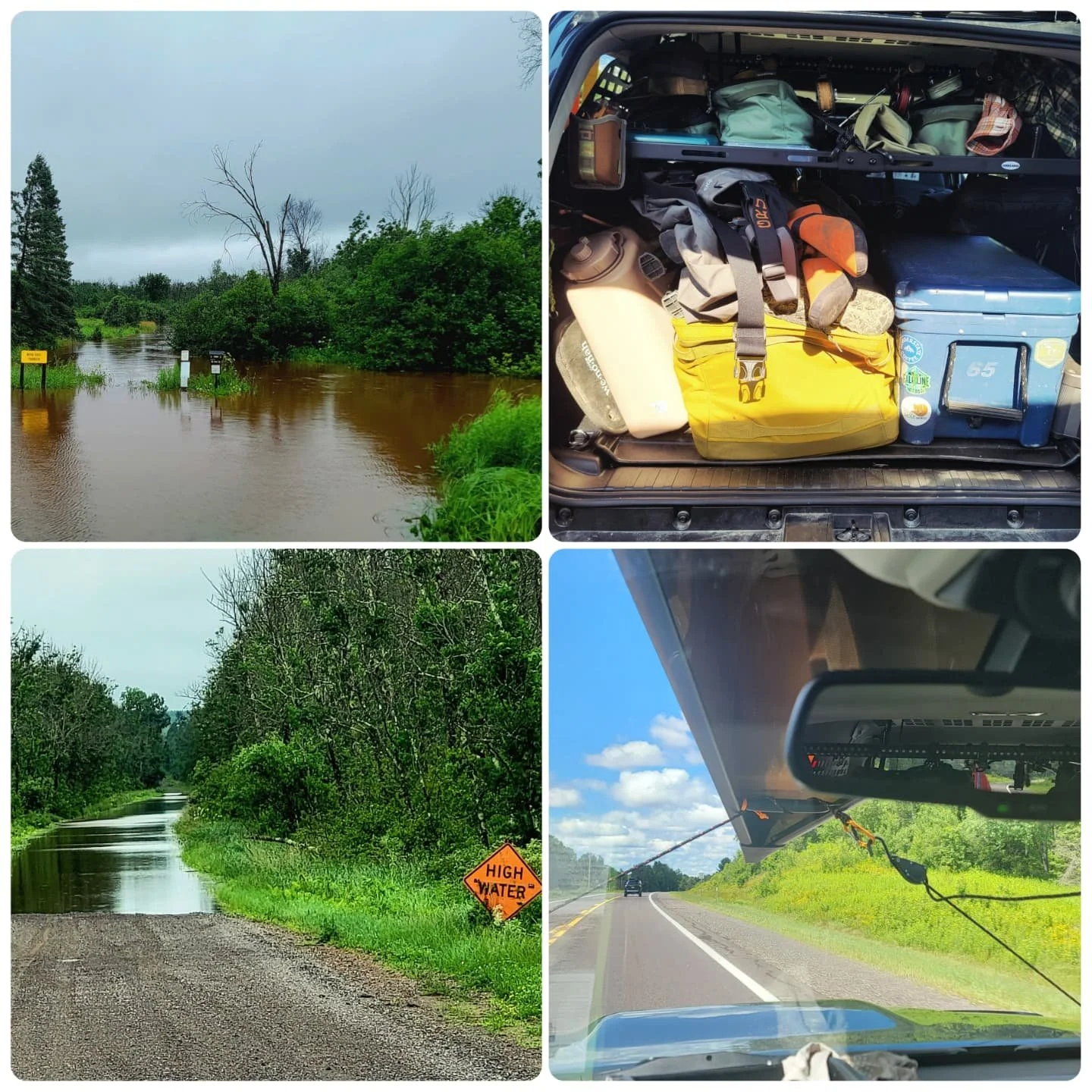 Cutbank Kids @riparian.life and @centralsands_angler hit the pavement last week for cool waters and fat trout. Group chats spiraled when the target area got dumped with 6&quot; of rain the night before. The plan was four nights of mousing, and that w