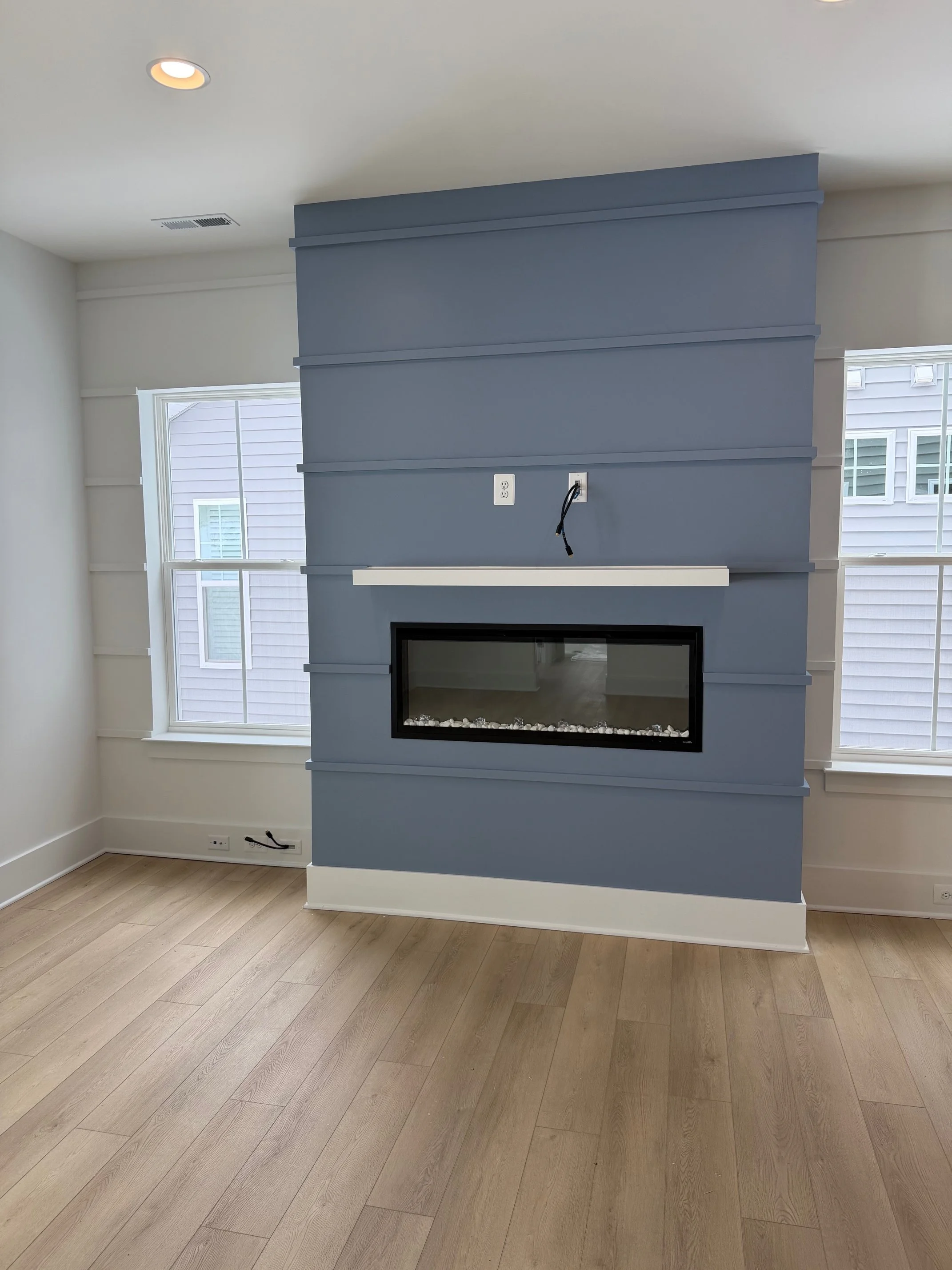 Fireplace statement piece