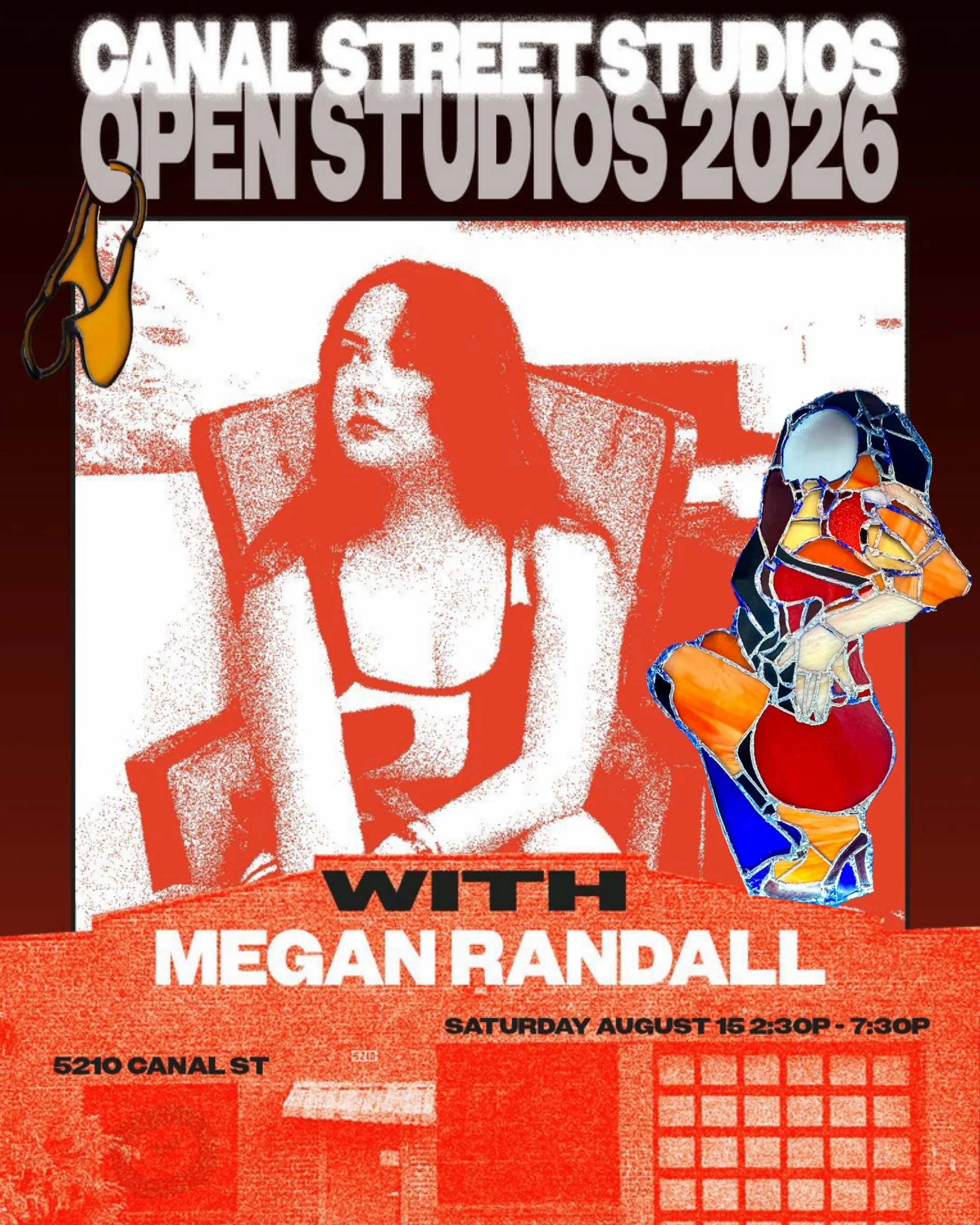 Come see me at @canalstreetstudioshou where I&rsquo;ll be in my studio live painting! Works will be installed for purchase. 

#openstudio #emergingartist #houstonartist