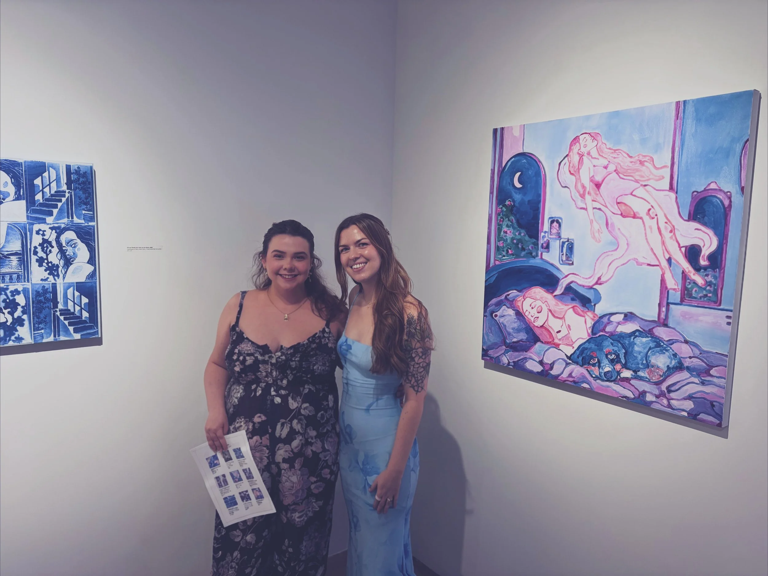 Come check out &ldquo;Where Light Touches Memory&rdquo; at @theblocgallery while its up. Come be a part of @brooketheartist3 new installation by exchanging memory cyanotypes! Come collect some work while its available. 

#artshow #artgallery #houston
