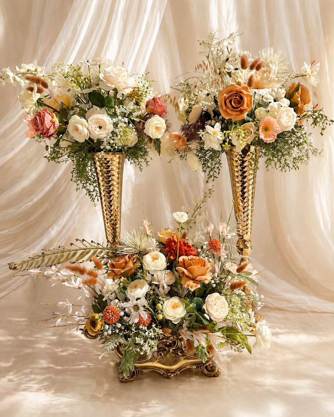 Pink Center Pieces