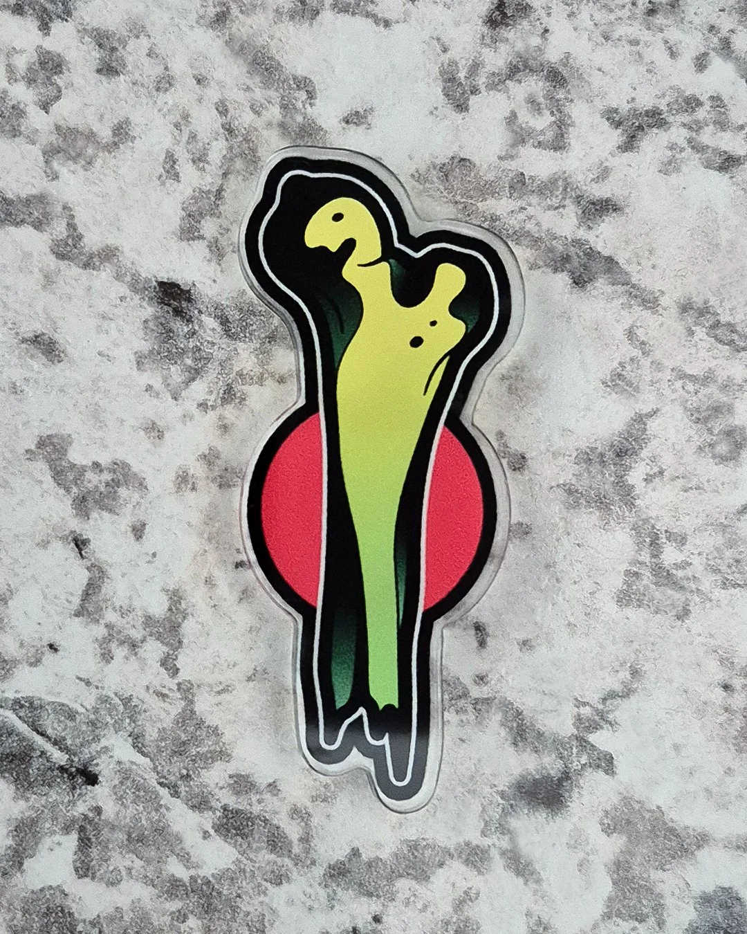 Bone Fragment Acrylic Magnet