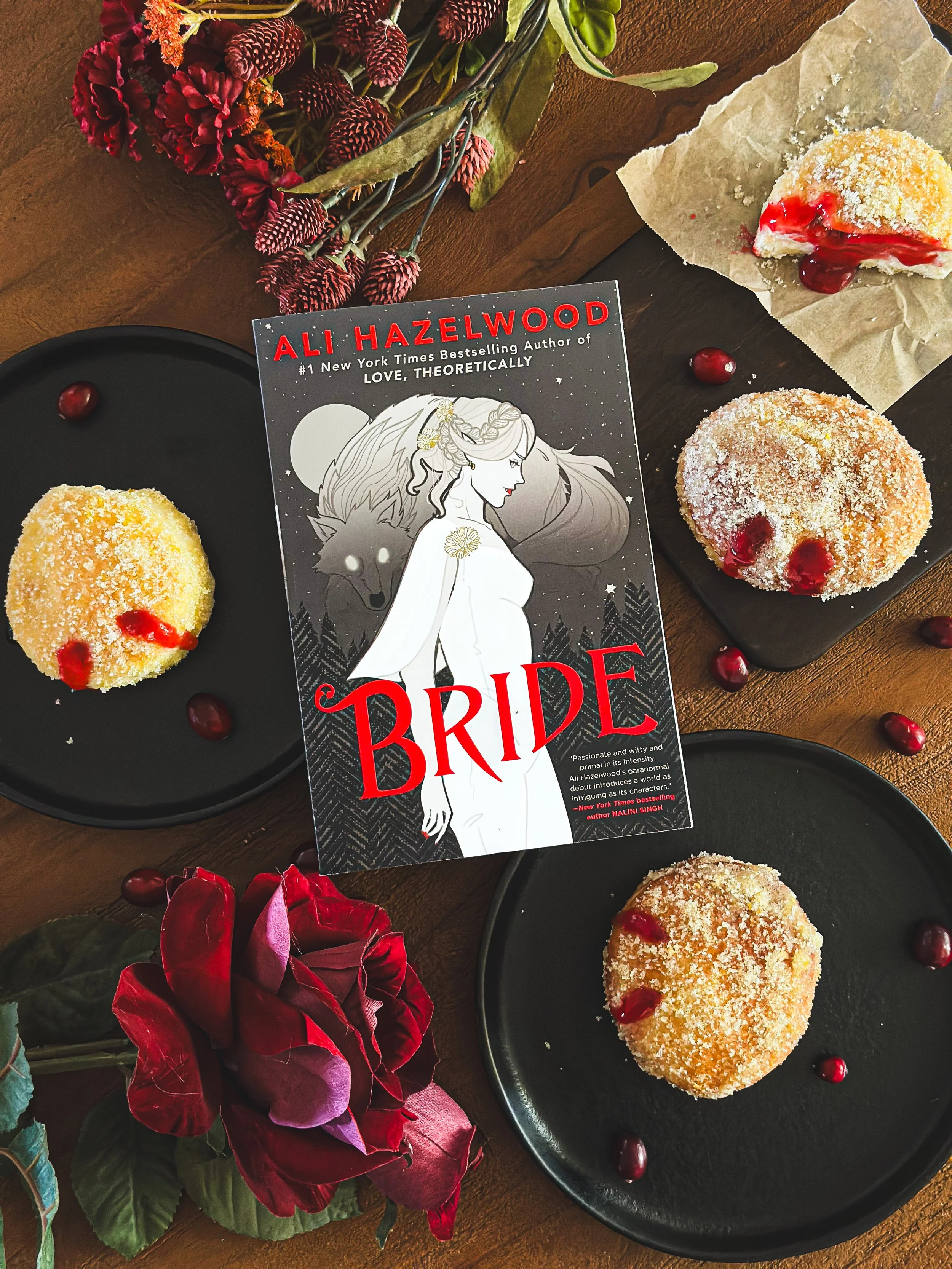 Bride | Cranberry-Orange “Vampyre” Jelly Donuts