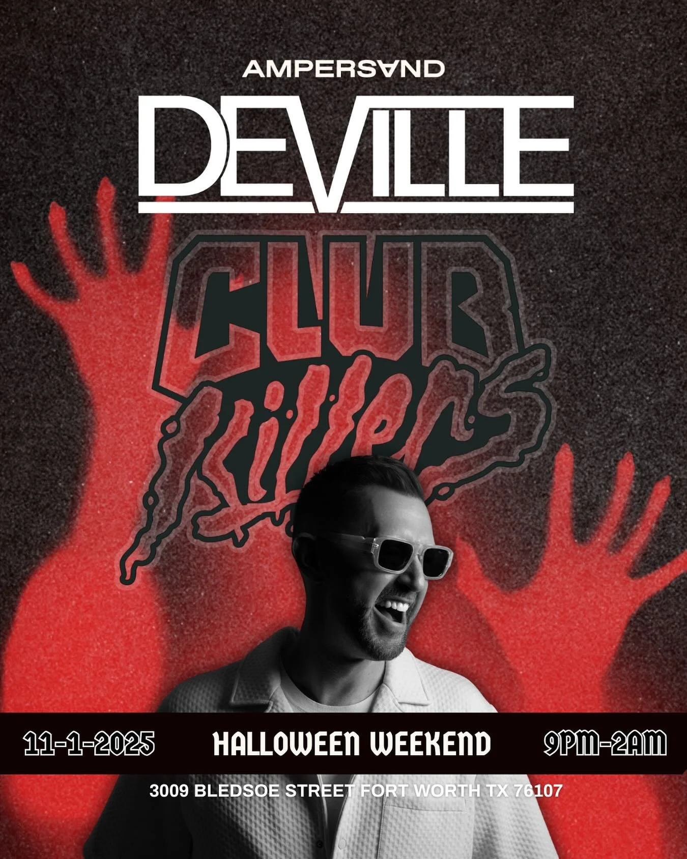 Halloween Weekend Celebration continues with @deejaydeville at Ampersand on 11/1! 👻🍾🎈 Get ready for a spooktacular fun-filled night with us as DJ Deville will be spinning the hottest tracks all night long so come dressed in your best costume and g