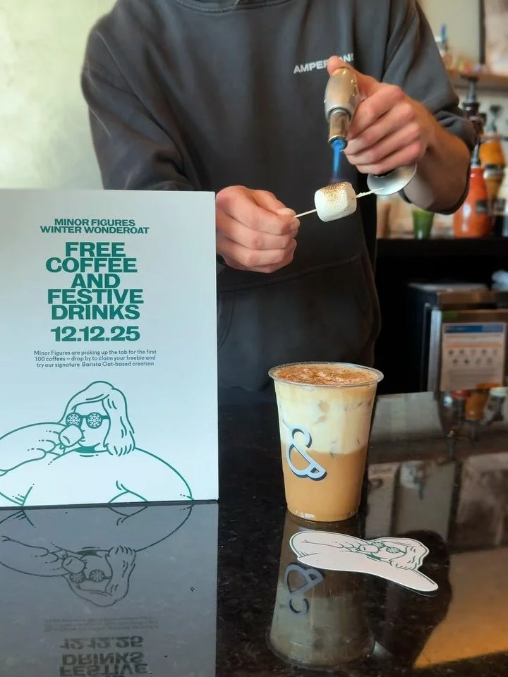 ☕️❄️ 100 FREE coffees &mdash; on us, thanks to @minorfigures.
Come try the limited-edition Toasted OATmellow ⛄️
📍 TCU location only (first come, first served)

-
#AmpersandTX #AmpersandTCU #TCUCampus #TCUCoffee #fortworthcoffee