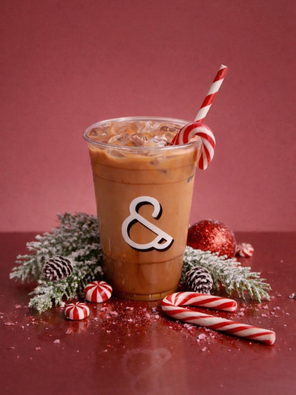 Peppermint mocha season is here ❄️🤍
Cool, creamy, and just the right amount of festive. 

 #AmpersandCoffee  #AmpersandBar  #DFWCoffee  #HolidayMenu  #HolidayDrinks