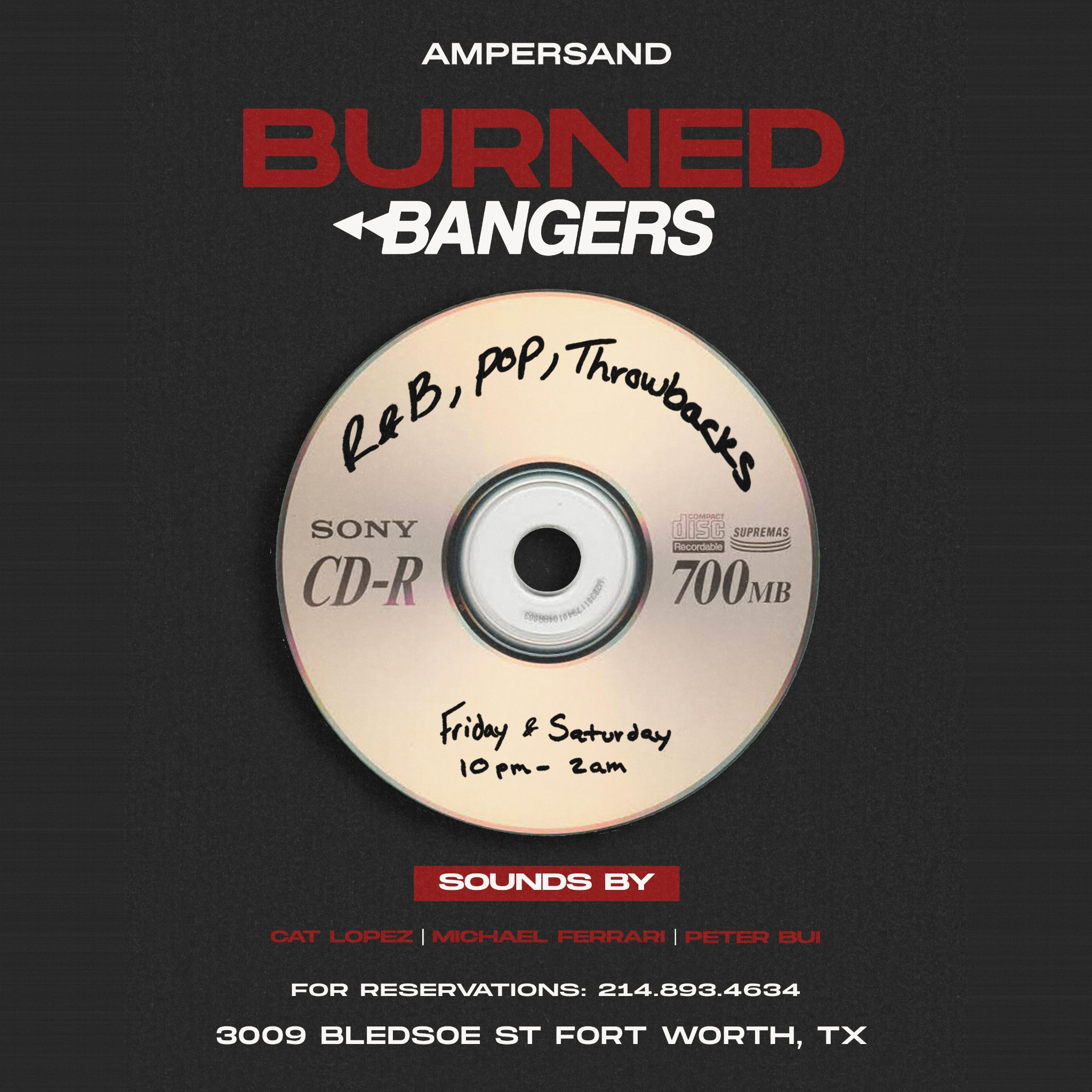 Ampersand R&amp;B &amp; POP THROWBACKS 