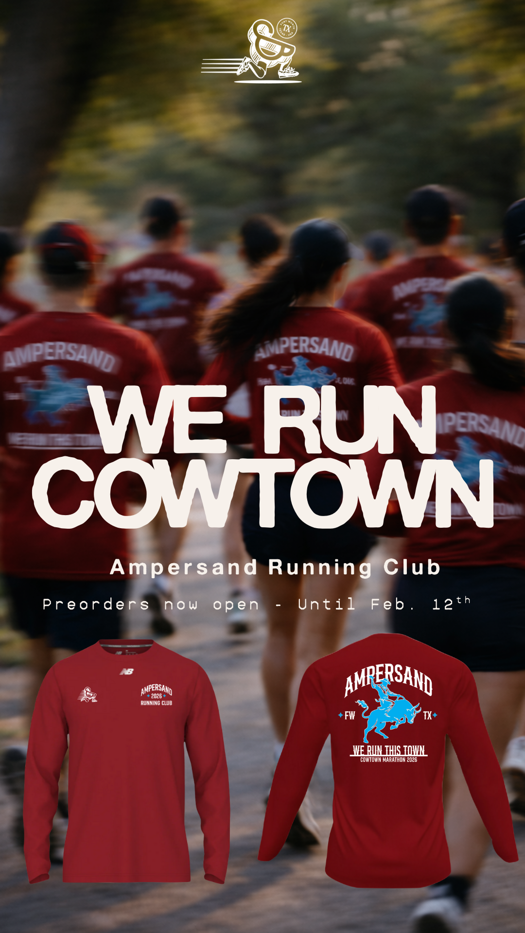 2026 Cowtown Marathon ARC Team Long Sleeve