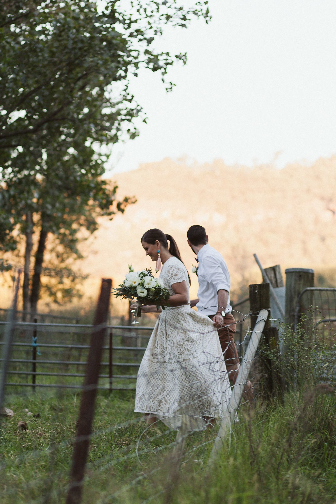 Outdoor ceremony and reception in Sydney on-the-day wedding coordinated with smooth timeline and vendor management.