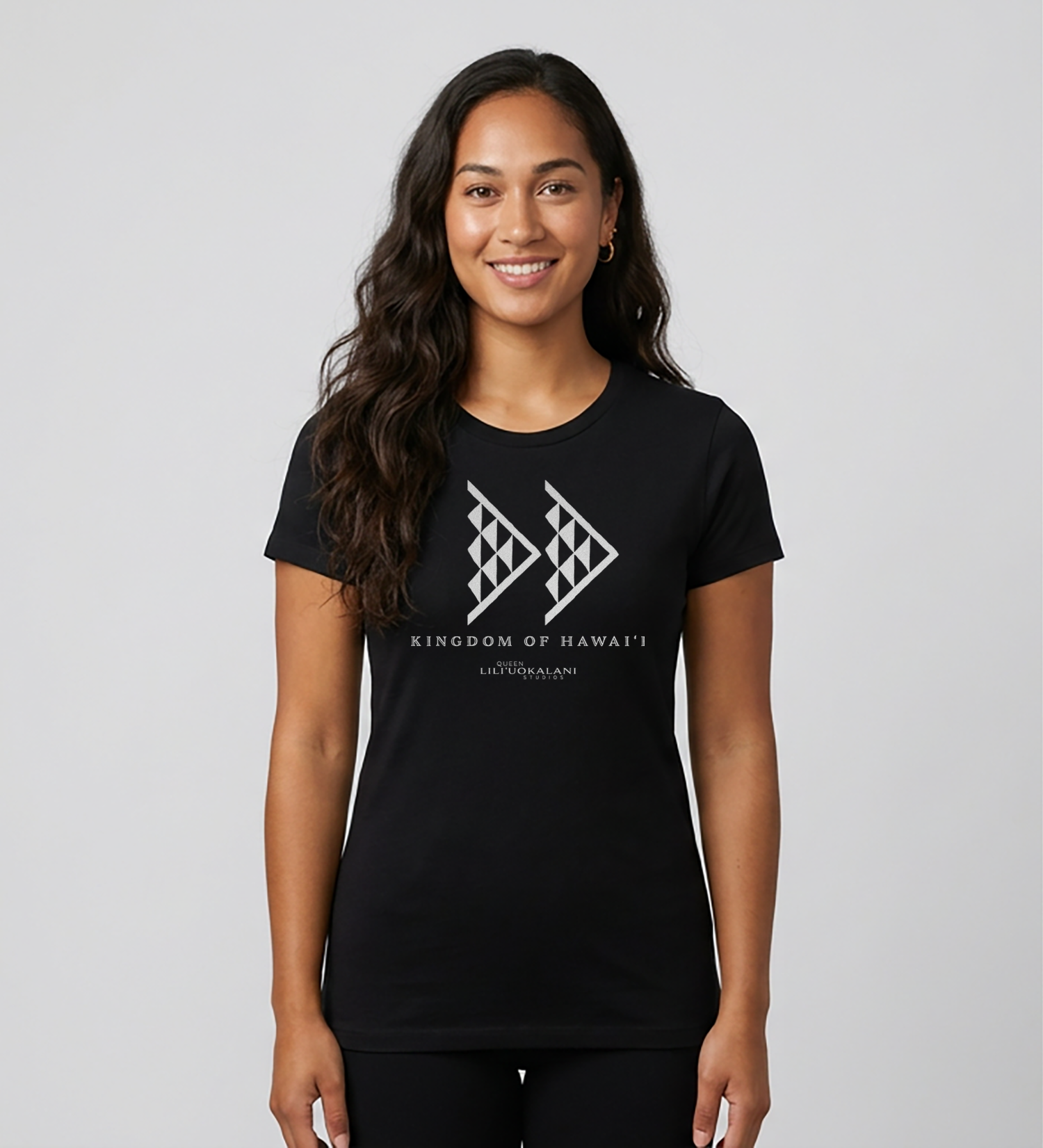 QLS Wahine Tee — Black (Sold Out)