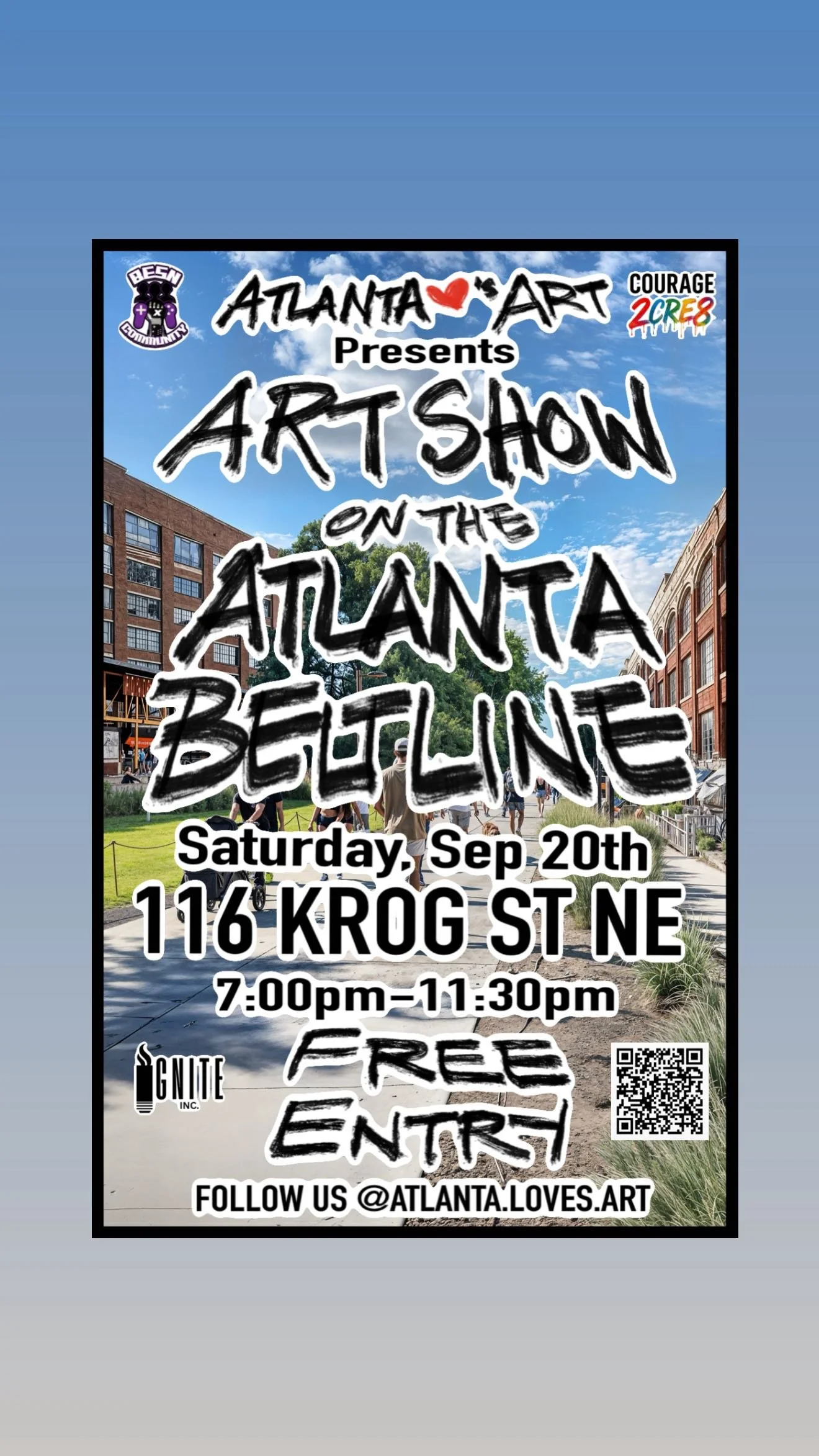 ✨Meet some of our talented artists whose work will be lighting up our ART SHOW (Free Entry) on Atlanta Beltline this Saturday 20th @7pm!
@allenjaion
@thezurimonet
@art.vudella
@opincreatedyou
@keith_blackboxartgallery
@lew.world
FREE ART SHOW