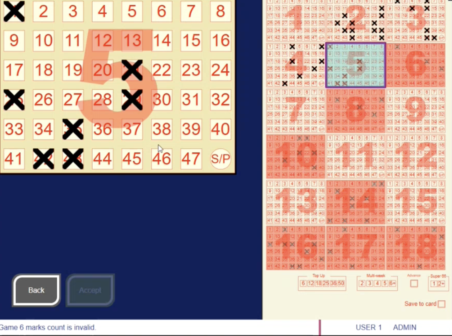 An existing feature which required significant attention was the coupon editor (above). This UI automatically appears for both operator and customer when a coupon is scanned and one or more errors are detected. For example the customer has marked to