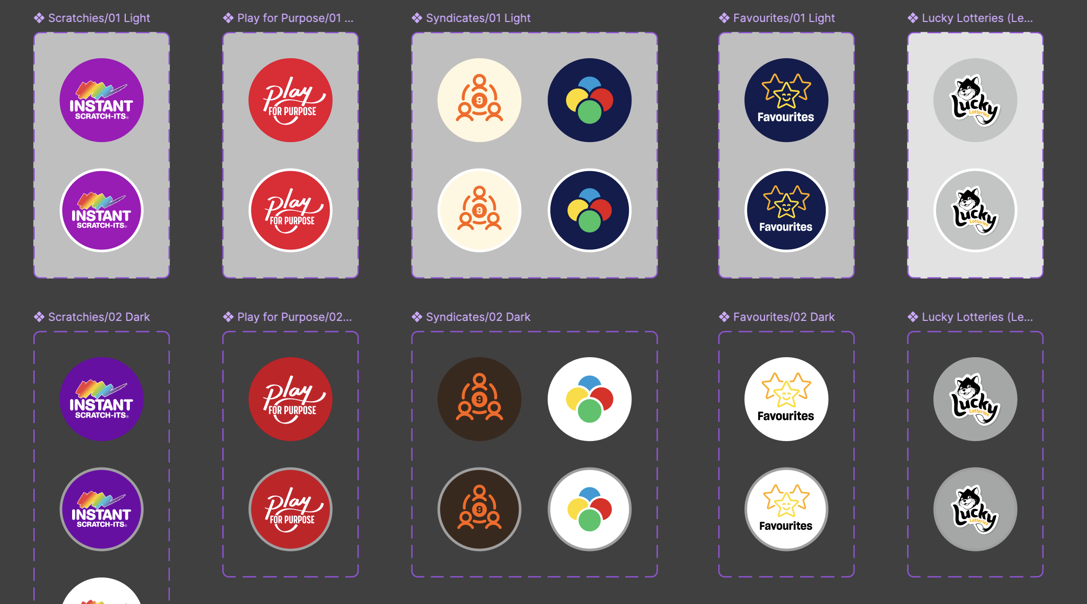 I closely liaised with brand, legal and key stakeholders to ensure complex game logic, rules and brand were accurately represented. One way I achieved this was through careful management and maintenance of a design system, served from Figma.