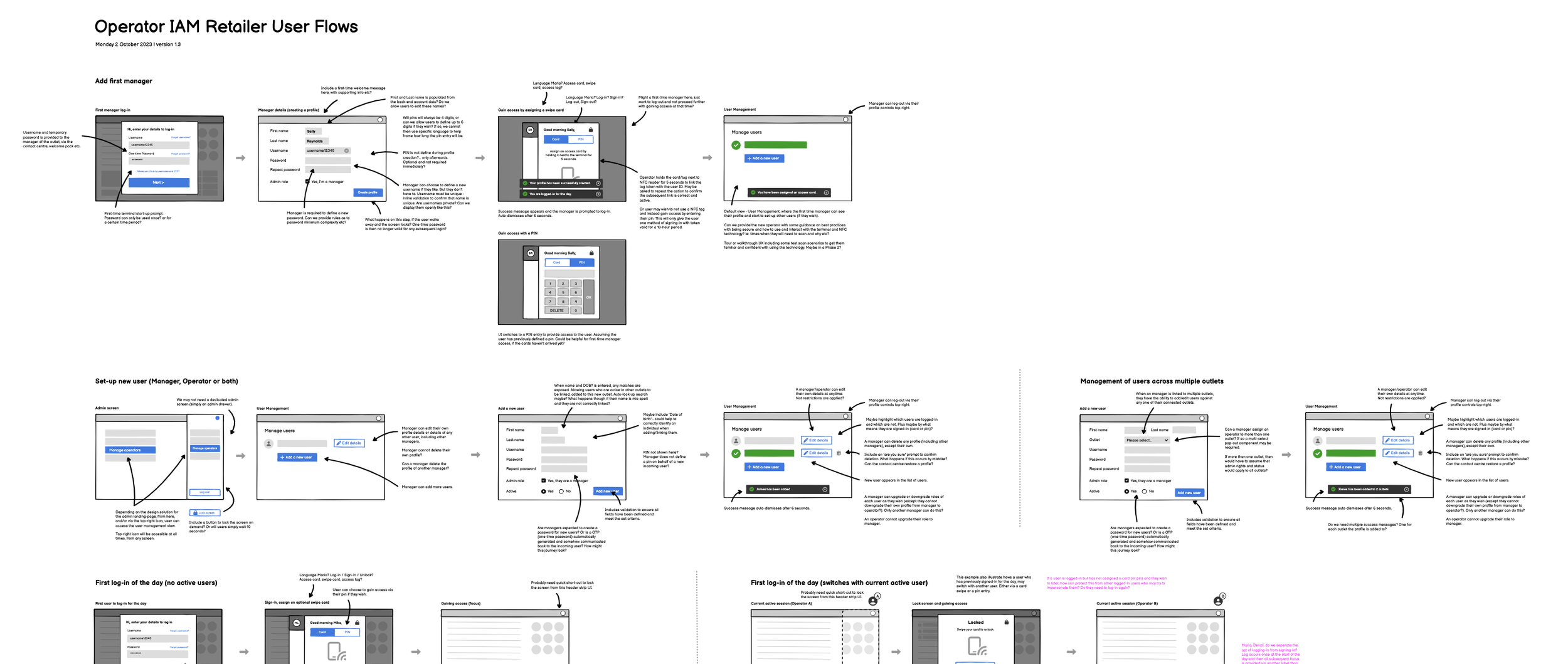 I produced low and high-fidelity clickable prototypes to test design hypotheses with both retailers and customers. I explored the benefits of a cart UX and how this might save users' time and provide more clarity over their purchase.
