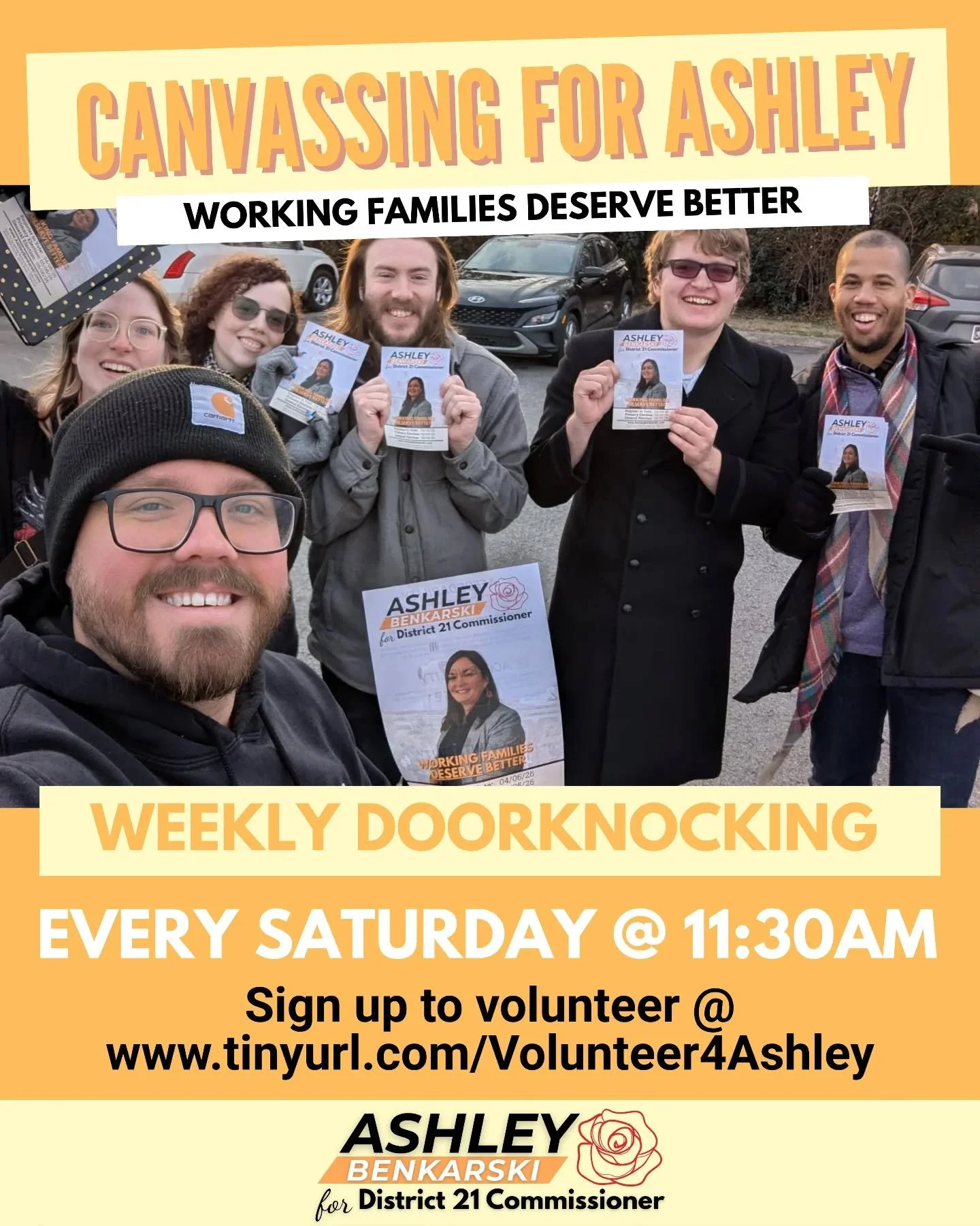 PEOPLE POWER BEATS CORPORATE CASH EVERYDAY!

Come join us for our weekly doorknocking events here in Murfreesboro, Rutherford County District 21! Every Saturday at 11:30am through the May 5th Democratic Primary. We will also be opening up phonebankin