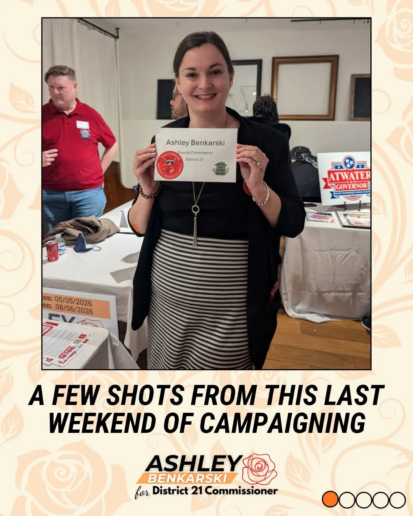 ANOTHER fantastic weekend of campaigning here in District 21! Here's just a few snaps from our campaign's busy day yesterday. Thanks again to @rucodemwomen for having me at their "When Women Lead" Candidate Forum!

Join the fight by signing