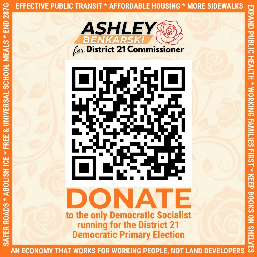 DONATE TO THE CAMPAIGN! Screenshot and scan the qr code. Donations help Ashley connect to voters with palm cards, yard signs, and postcards! Thank you to all my current donors!