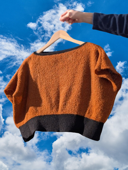M/L Rust Baby Alpaca Milano Vest