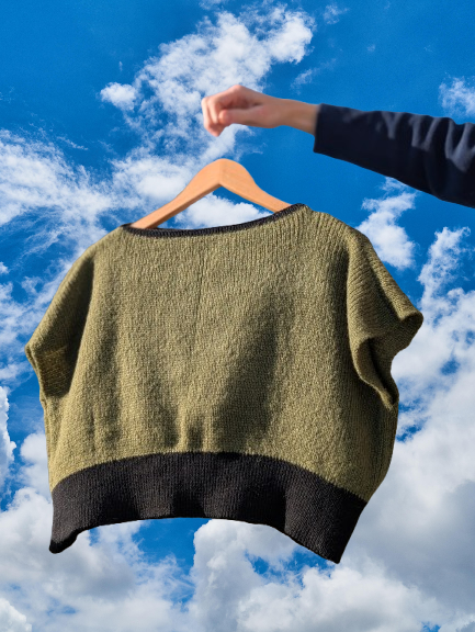 S/M Moss Baby Alpaca Milano Vest