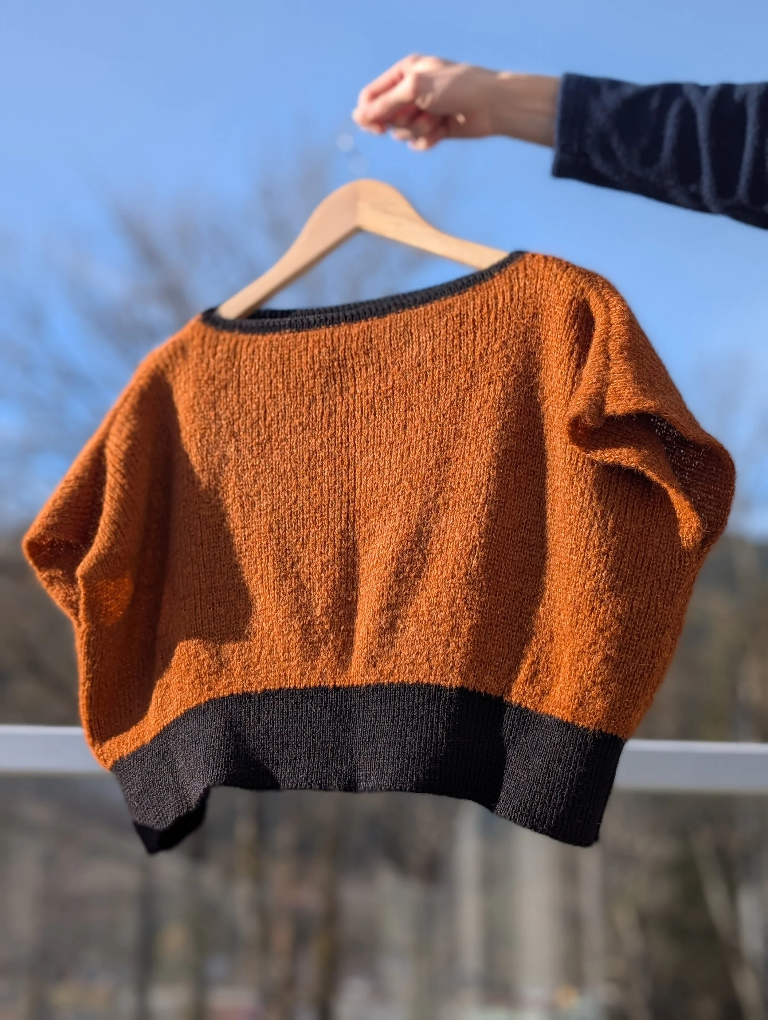 M/L Rust Baby Alpaca Milano Vest