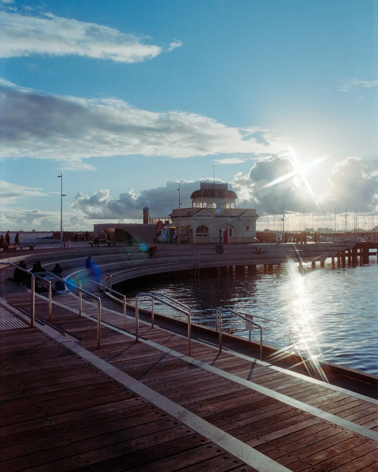 St Kilda Pier - Sunday 29th June 2025 🦢

.

'Unknown Cities'

Sidewalked
Concrete footsteps
The pier, gushed about repeatedly
Golden sunlight echoes along the shore
I find you out there, locked into your artist 
My body - clutched, heavy - daring to